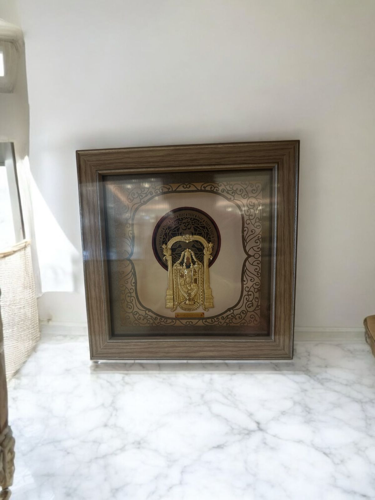 Luxurious 24K Gold Balaji Frame