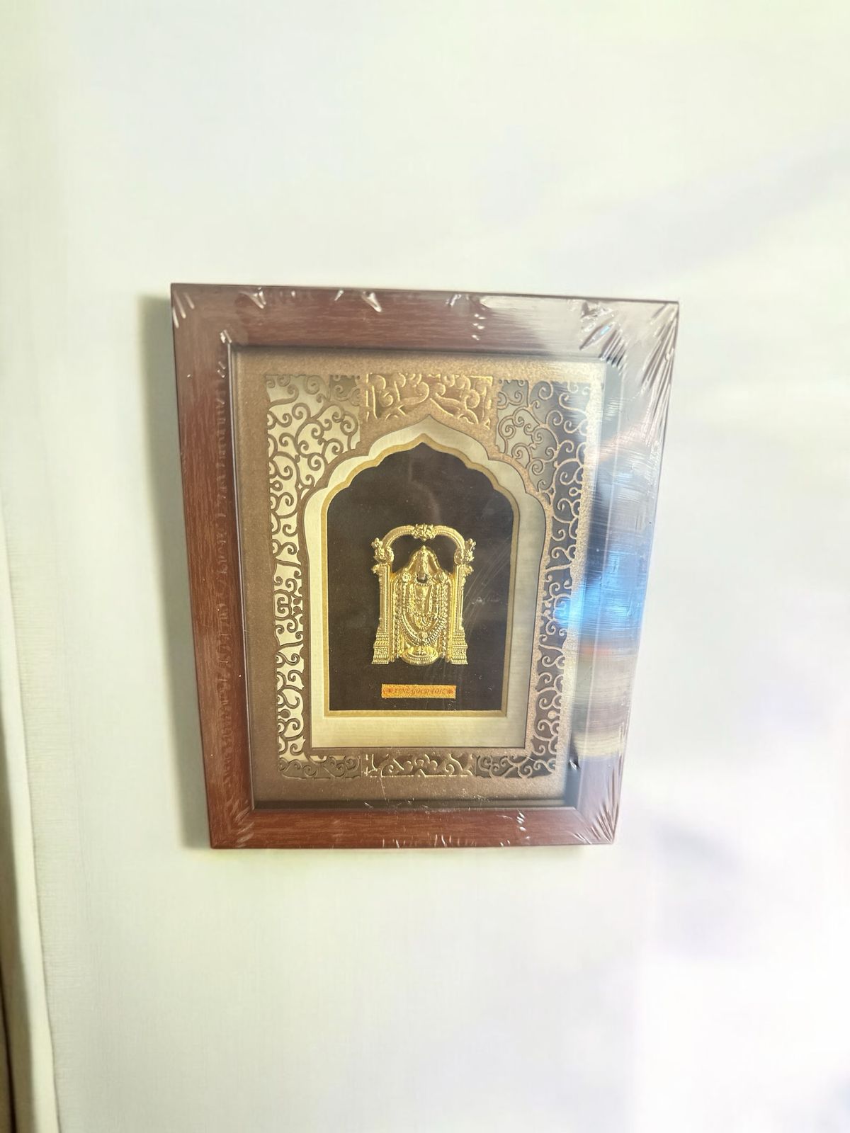 24K Gold Balaji Divine Frame
