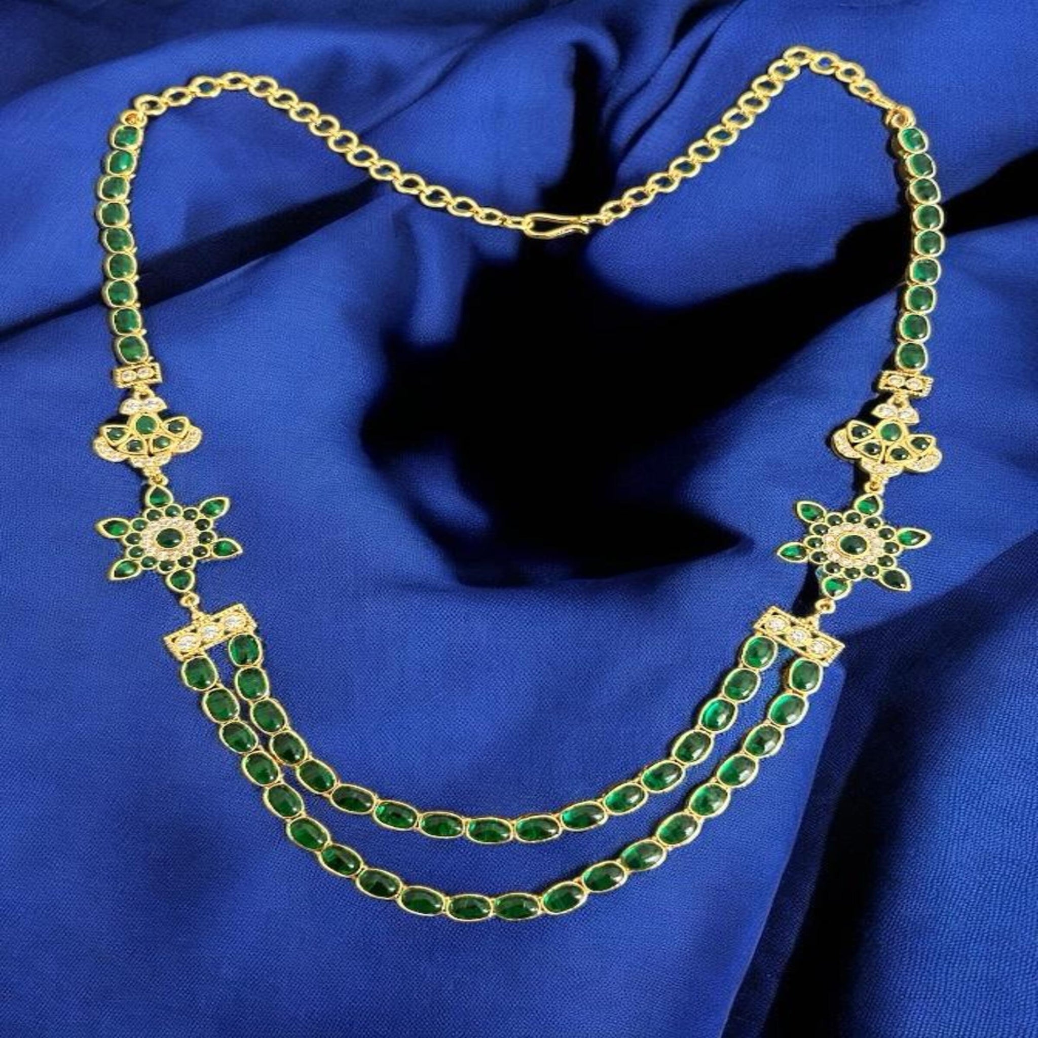Emerald stones Necklace