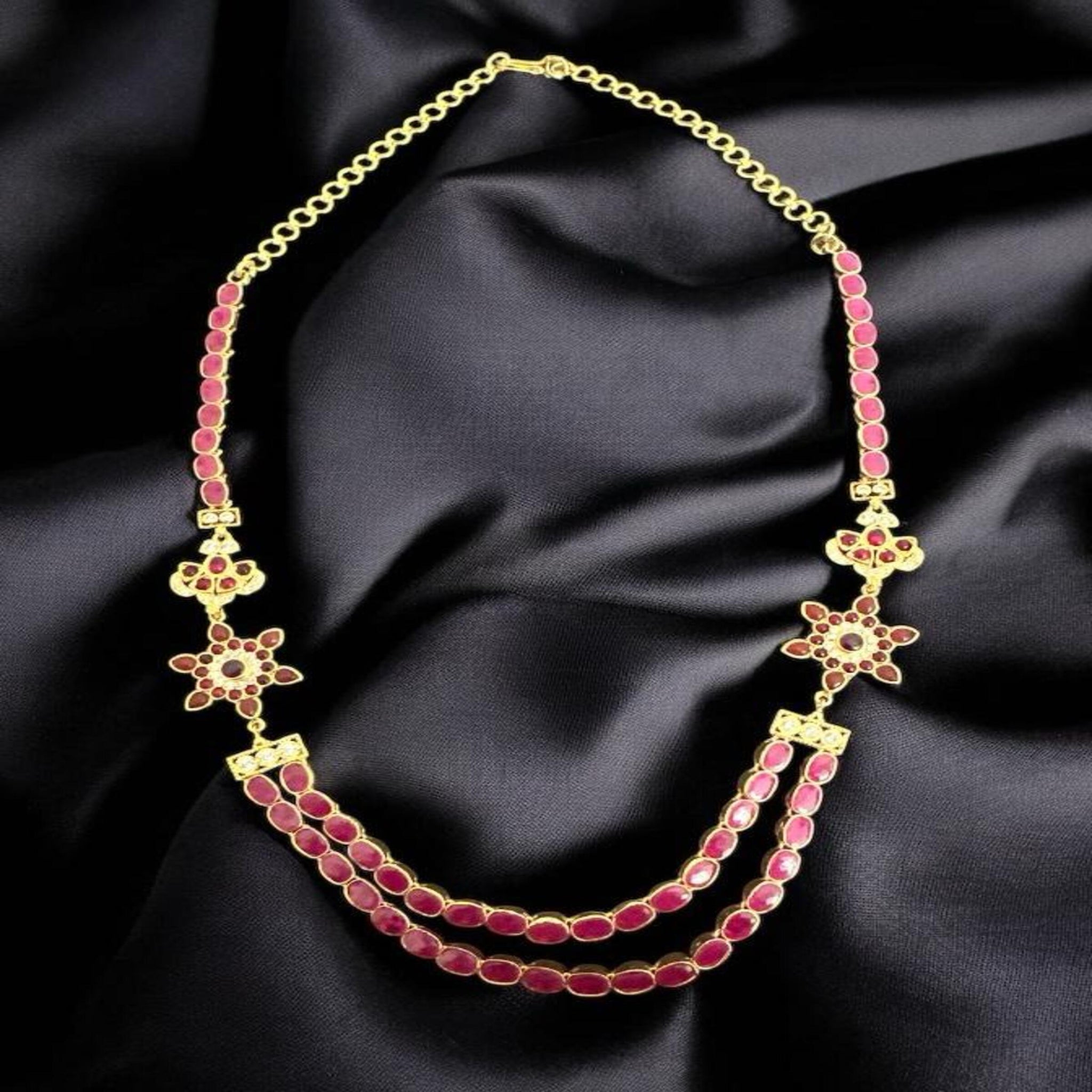 Ruby stone Necklace