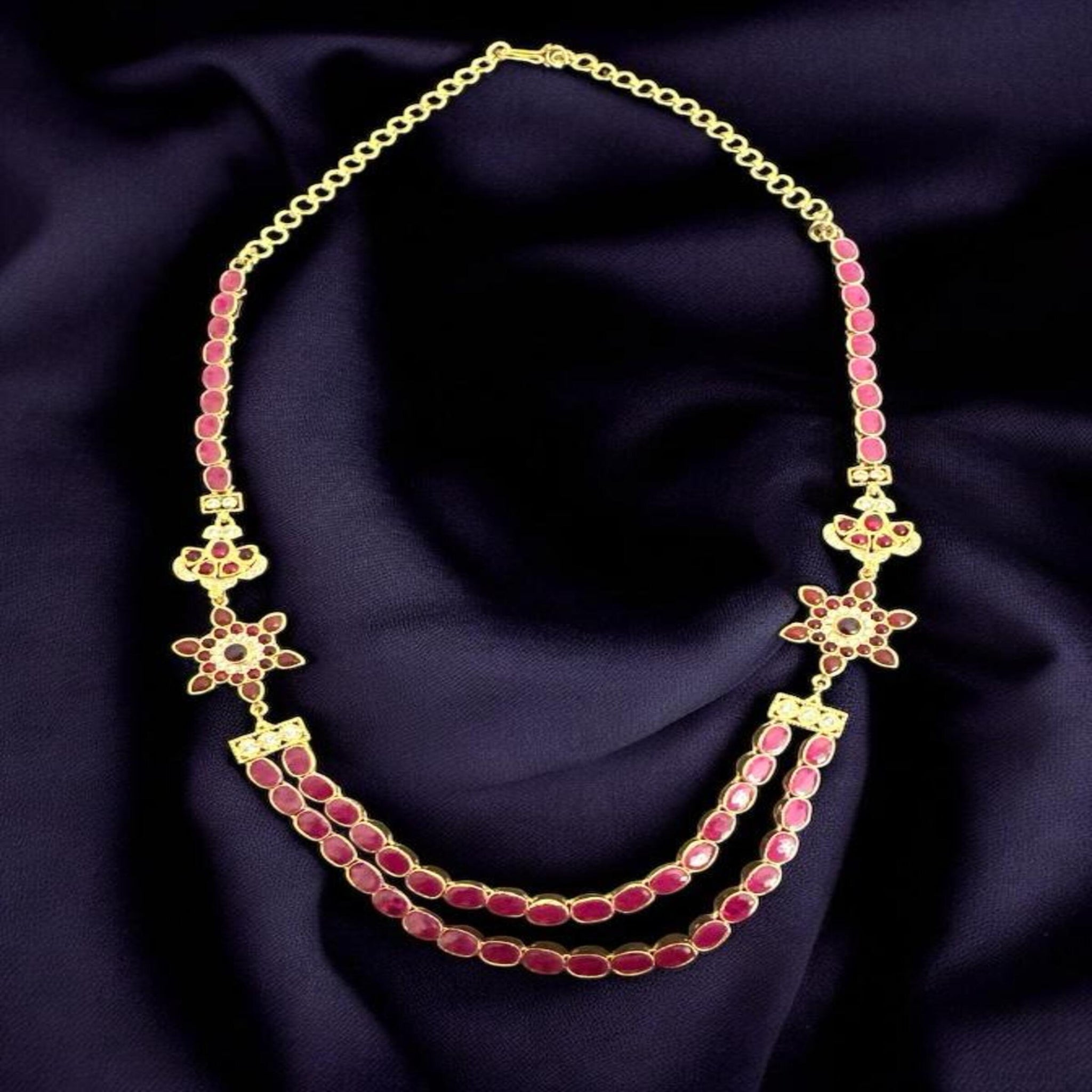 Ruby stone Necklace