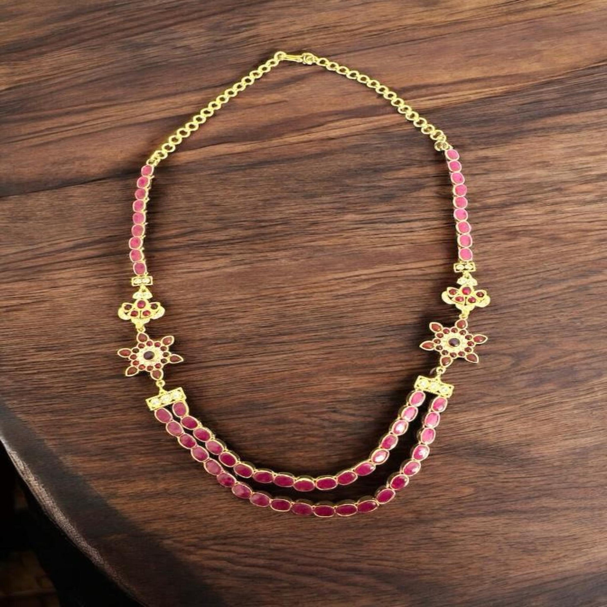 Ruby stone Necklace