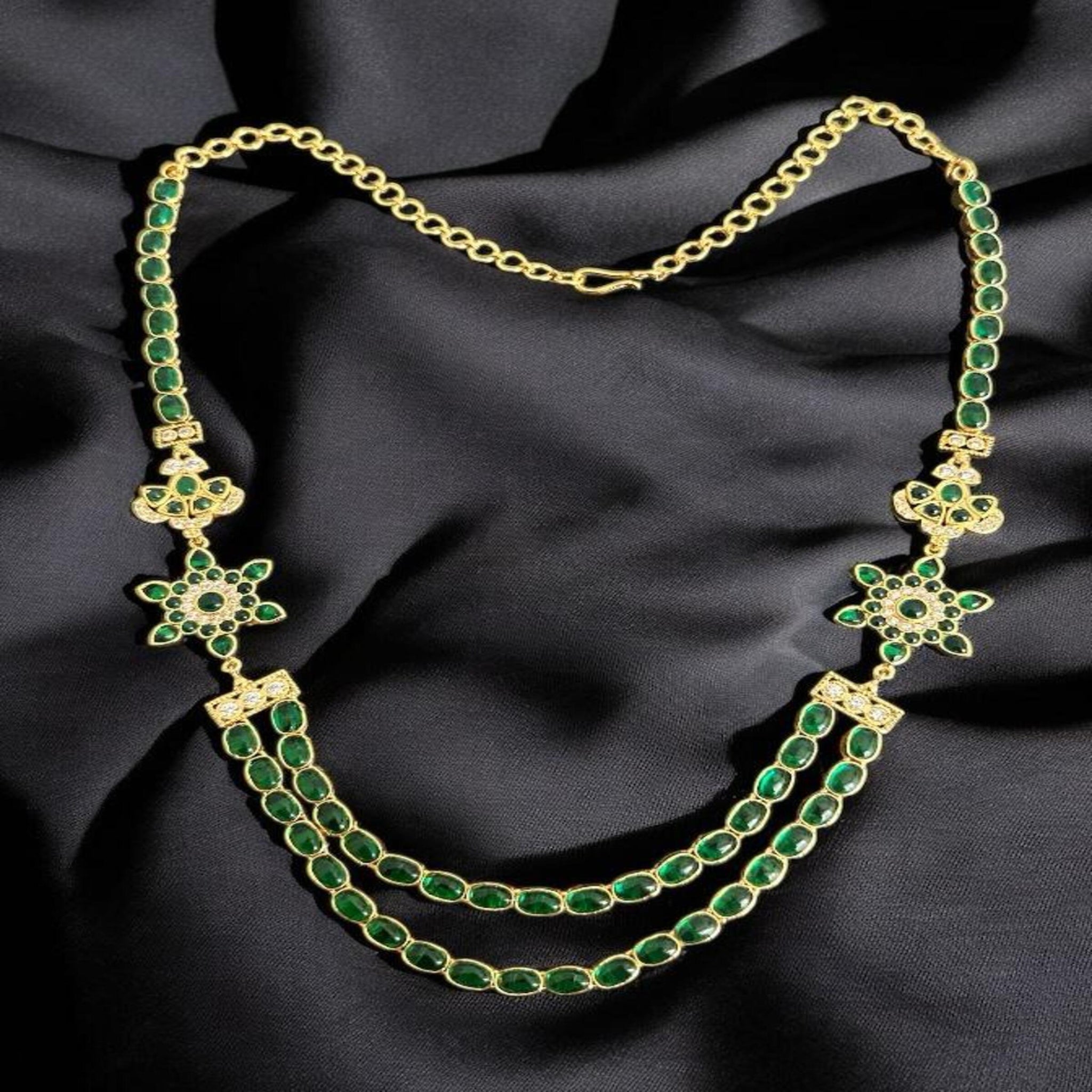 Emerald stone Necklace