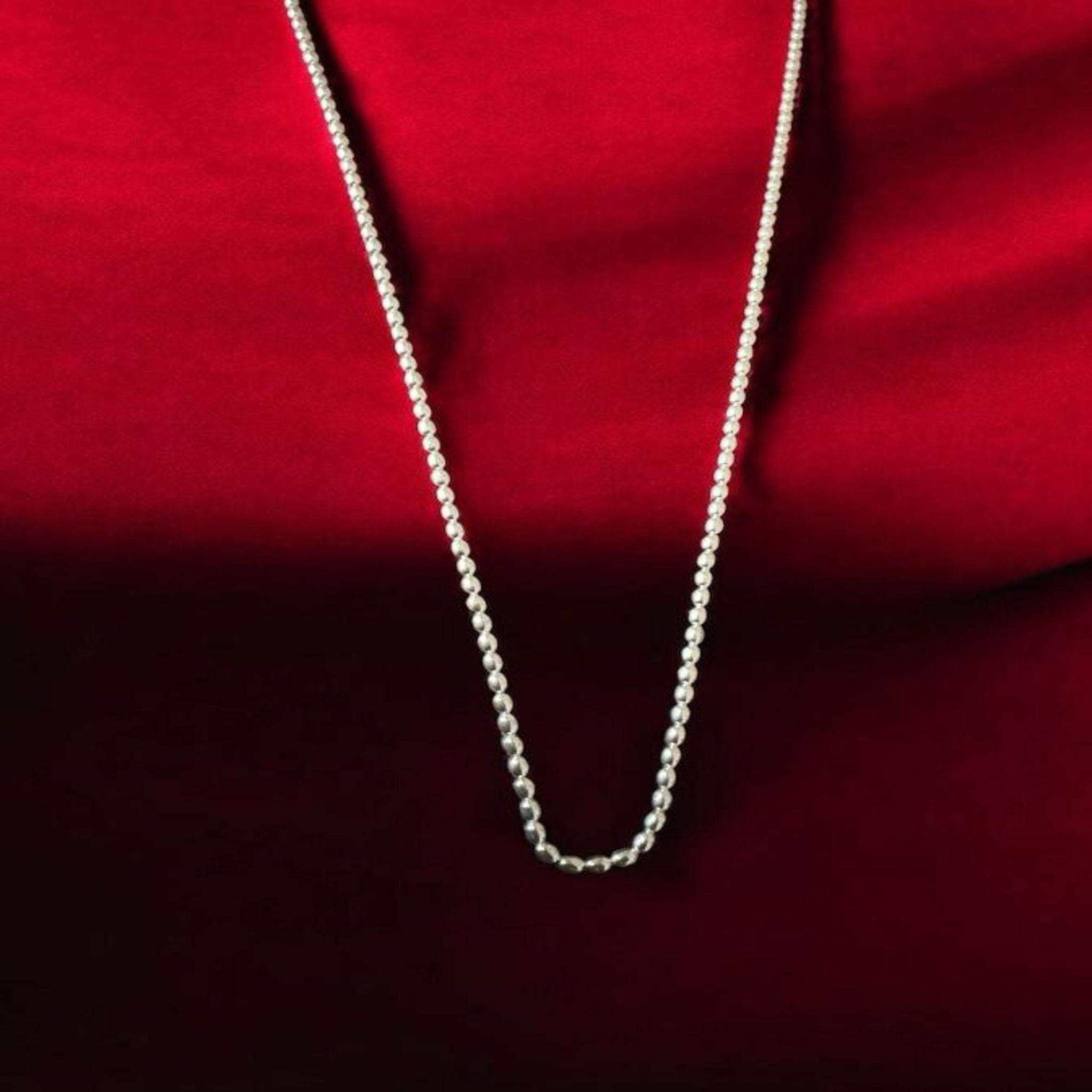 Balls model silver chain