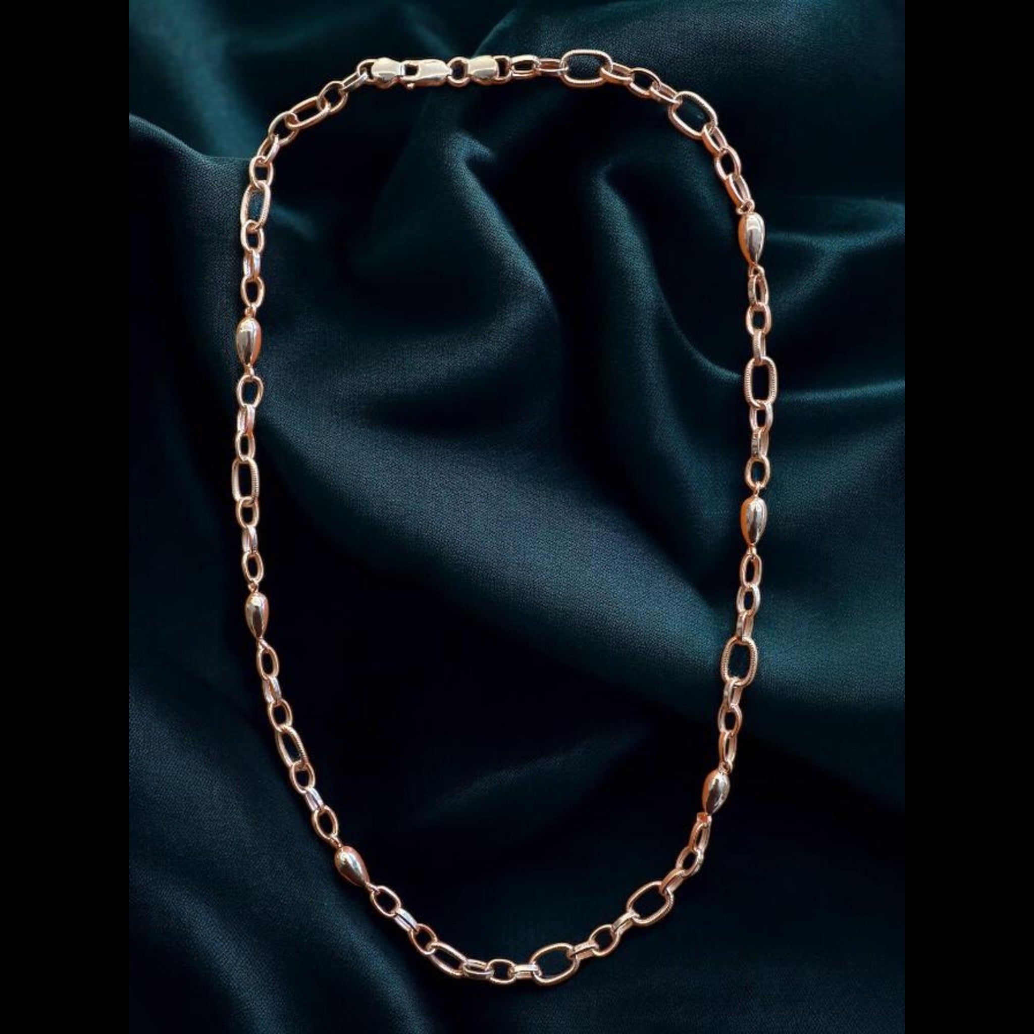Silver men's chain