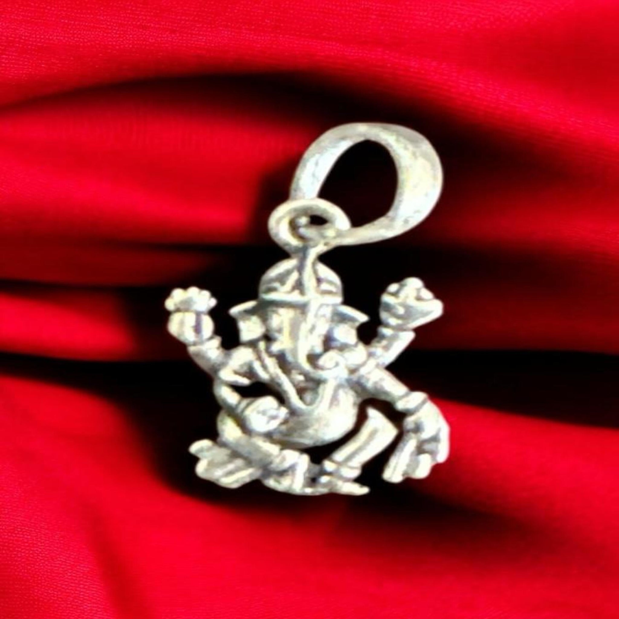 Silver Ganesh pendent