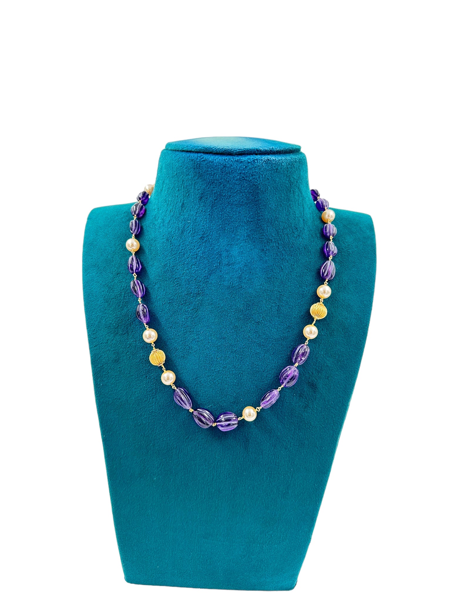 Chain with Purple Beads