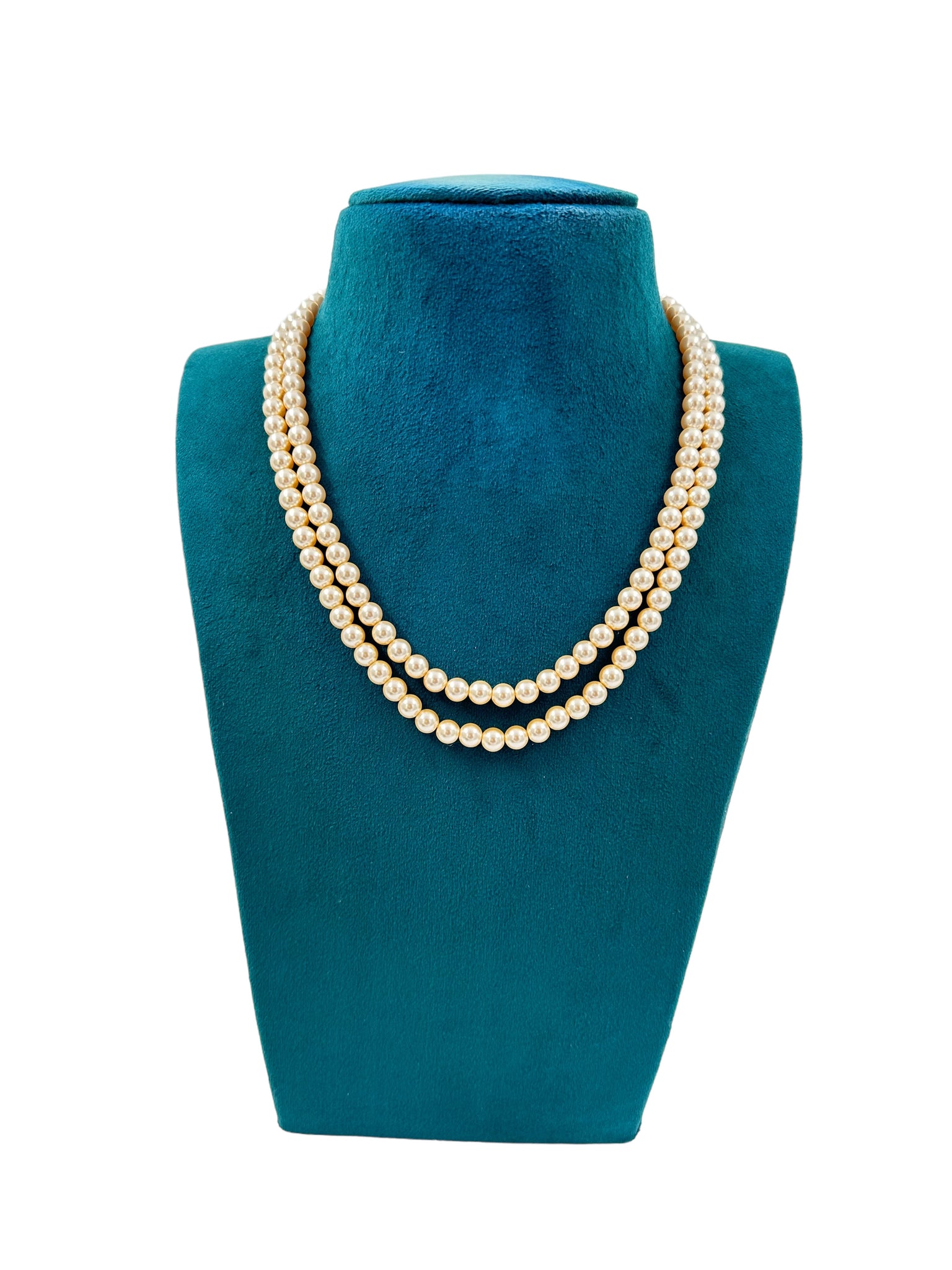 Two-Layer Swarovski Pearl Chain