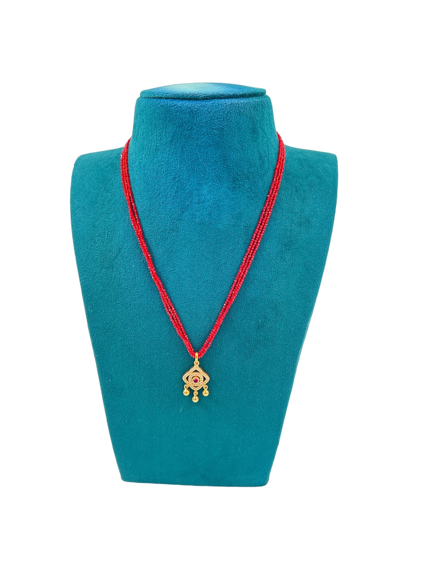 Red Beads and Black Beads Chain