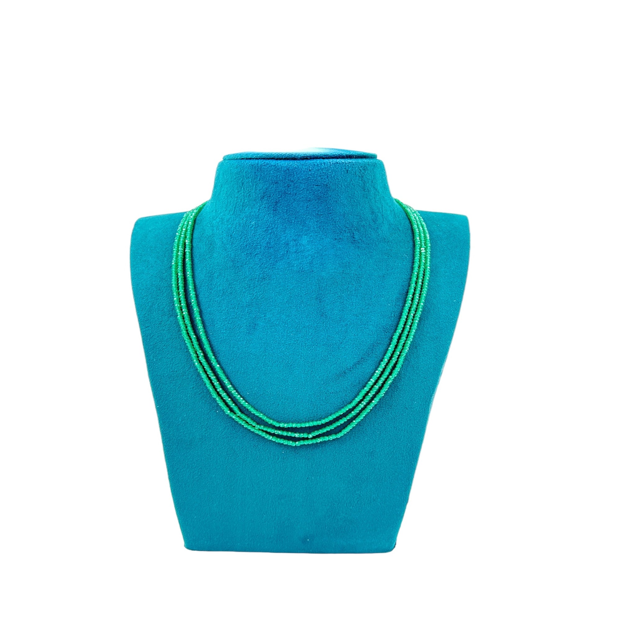 Green Beads Chain with Three Layer