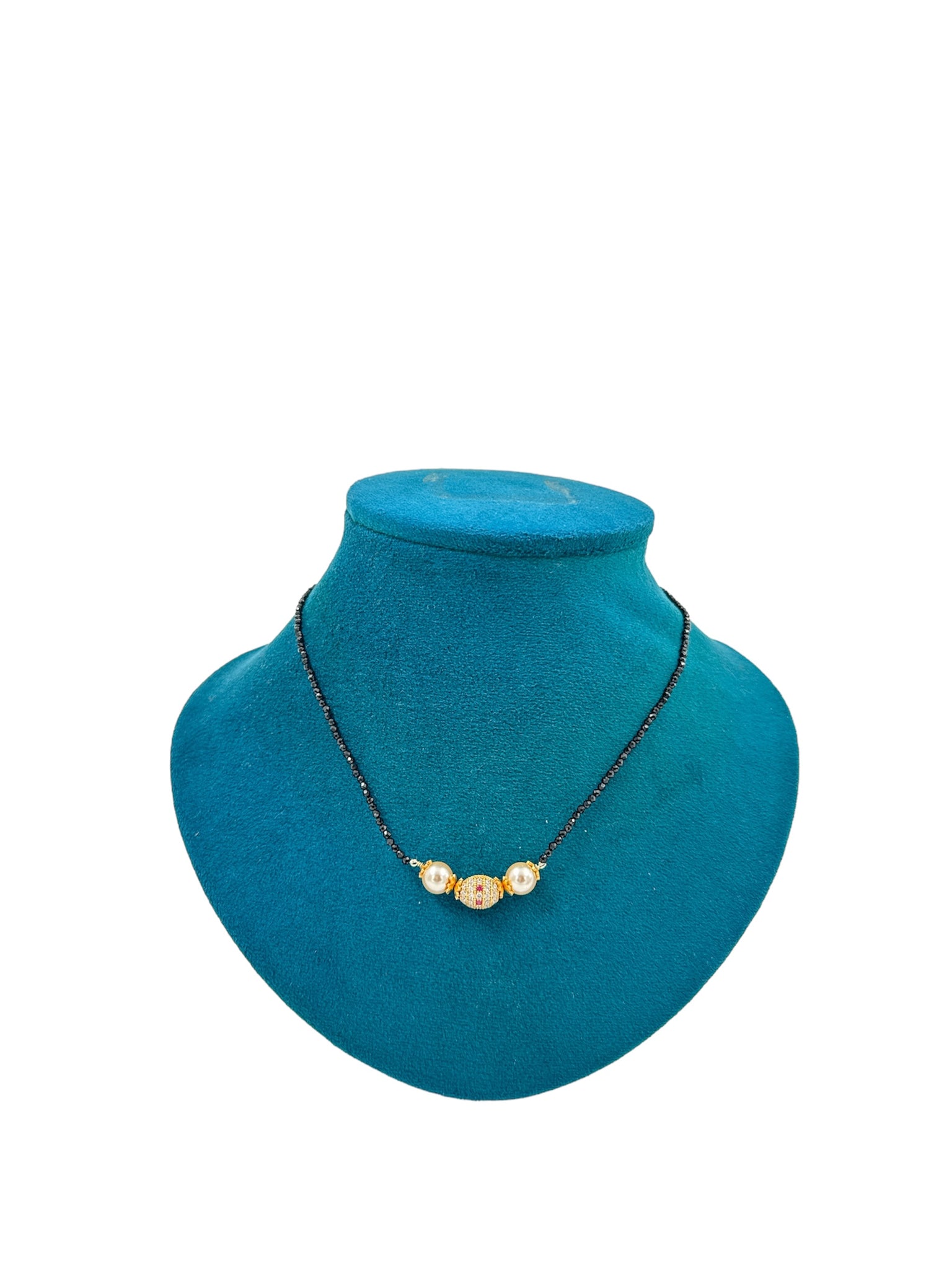 Chain with Beads and Gold Balls