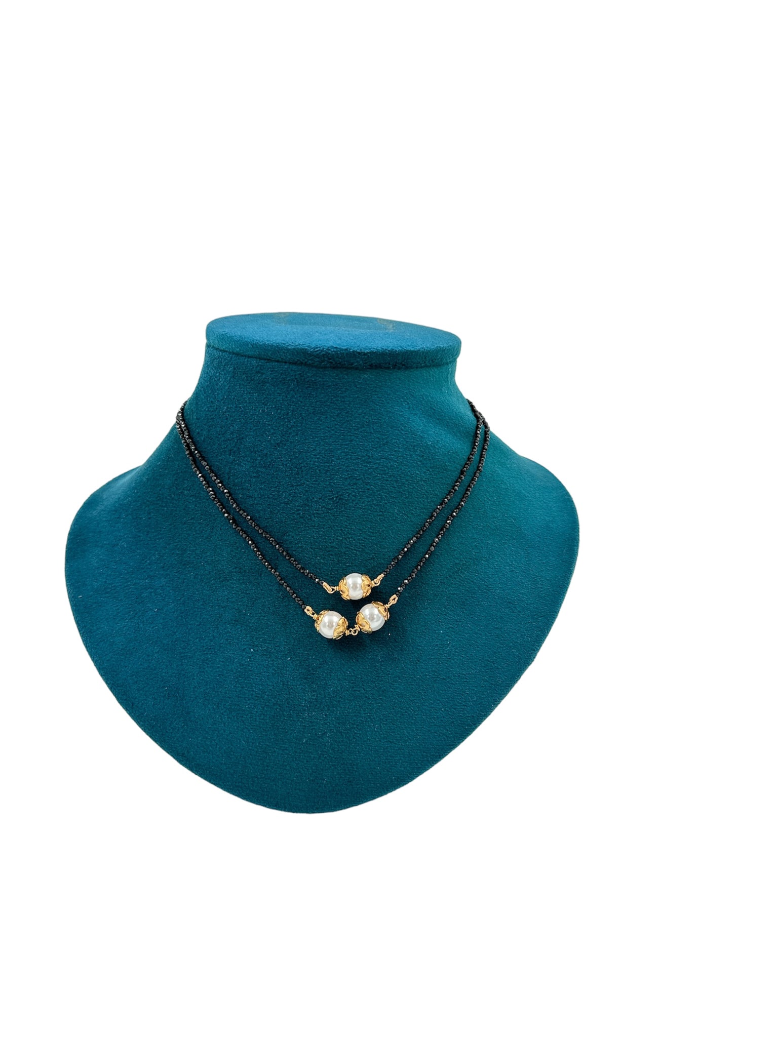 Beads Chain with Swarovski pearls