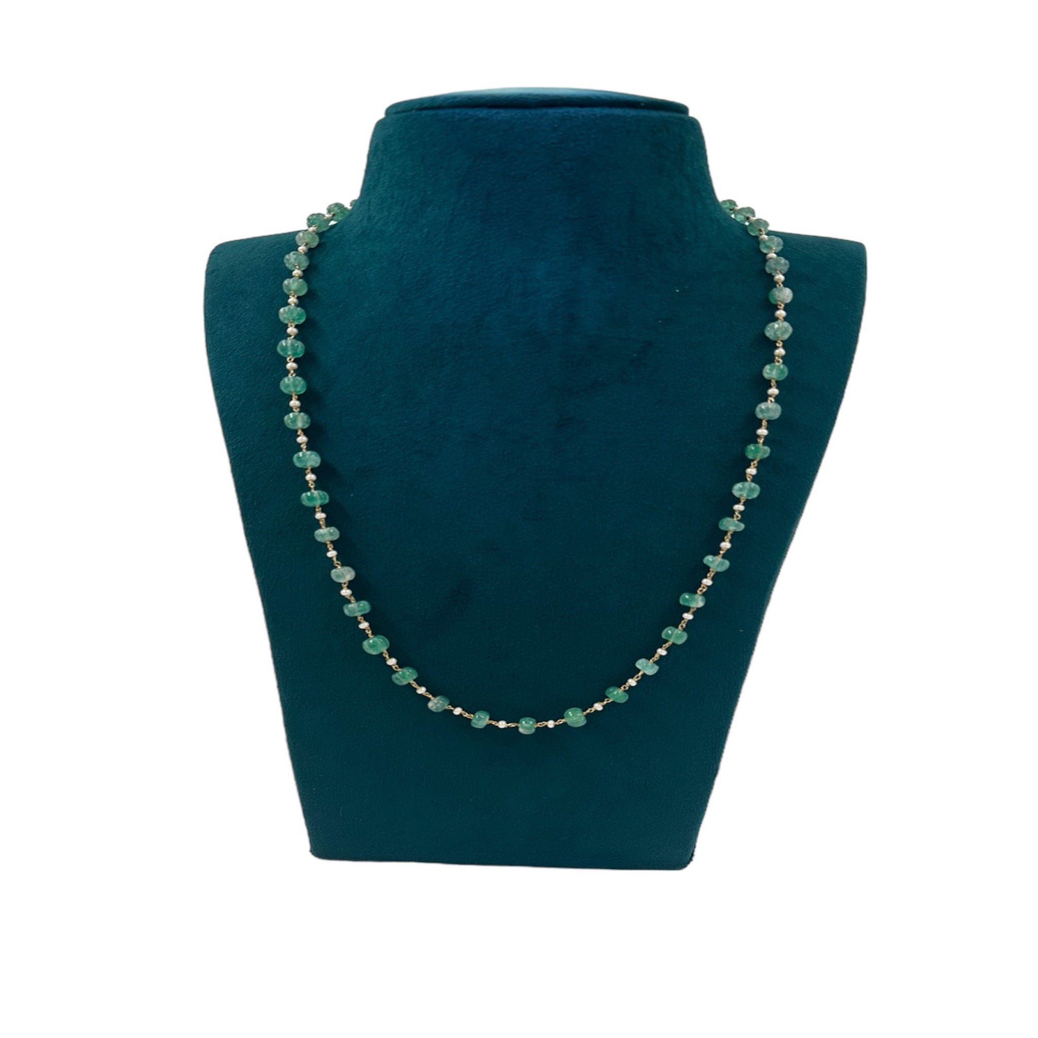 Beads Chain with Emerals