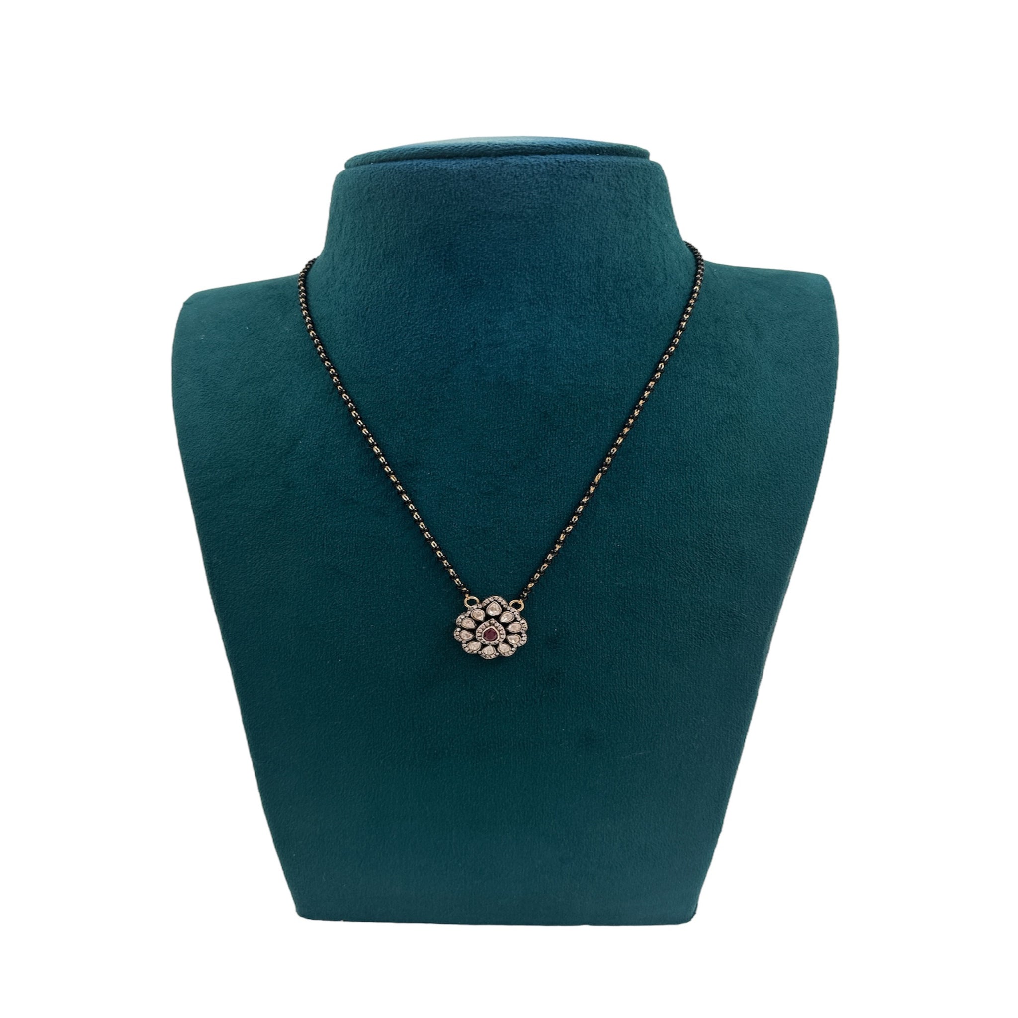 Silver Victorian Pendant Chain
