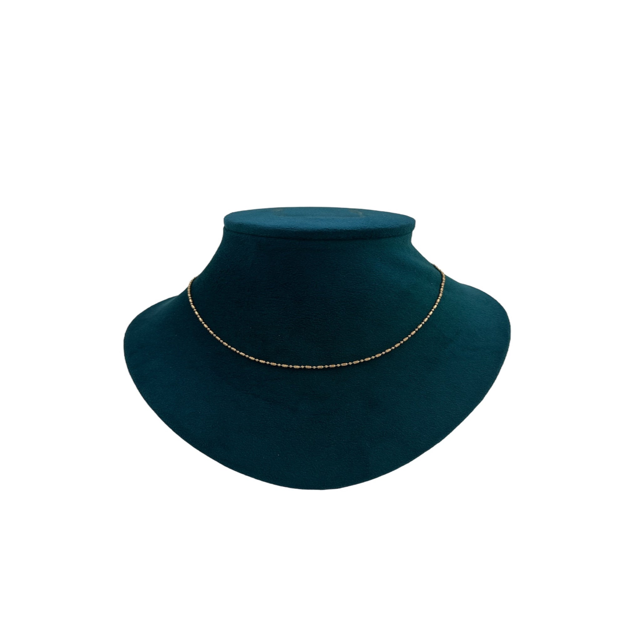 Beads Chain with Gold polish