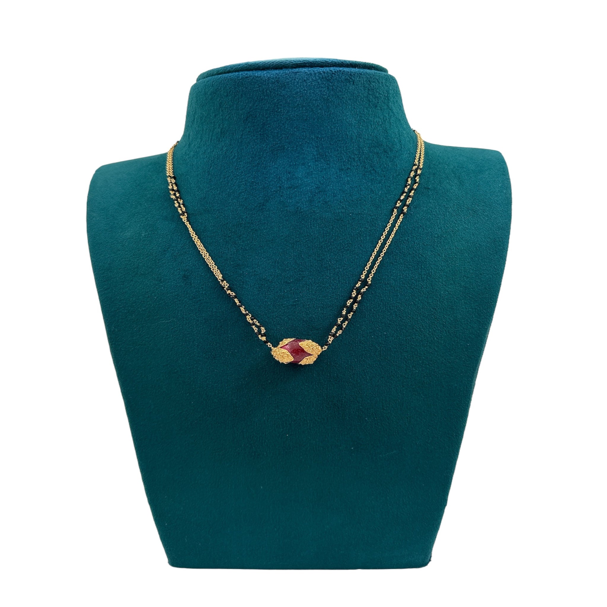 Red stone Chain