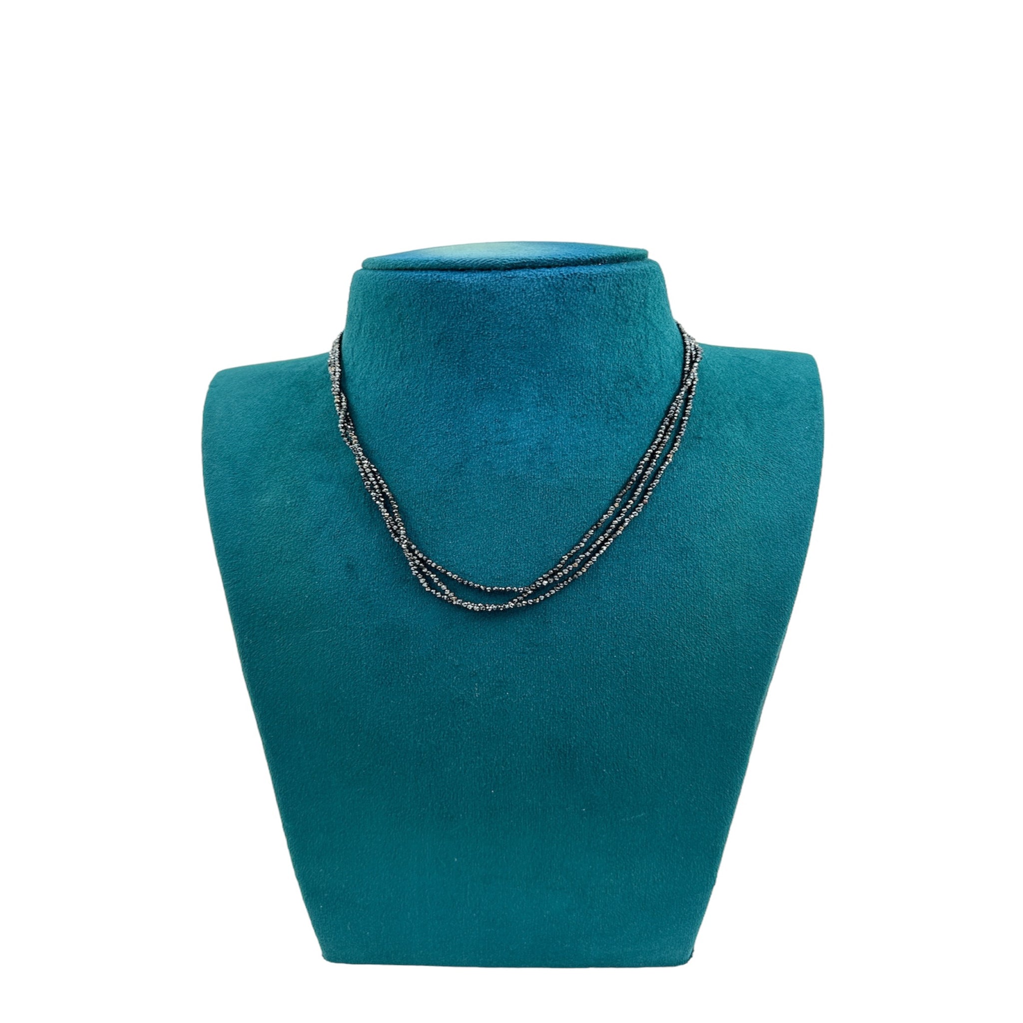 Black crystals chain with three layers