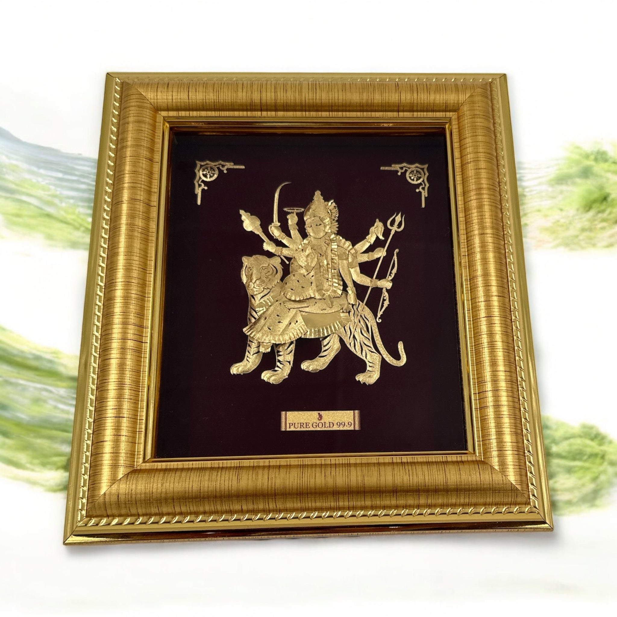Durga Matha Gold Frame 24KT
