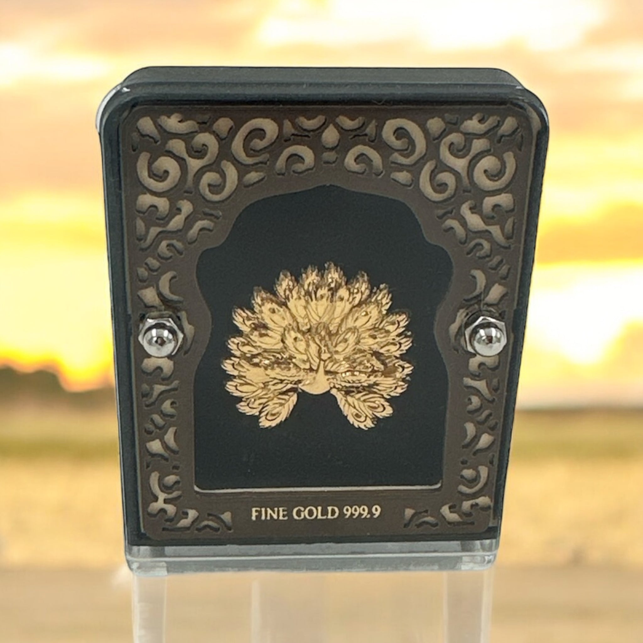 Peacock Gold Frame 24KT