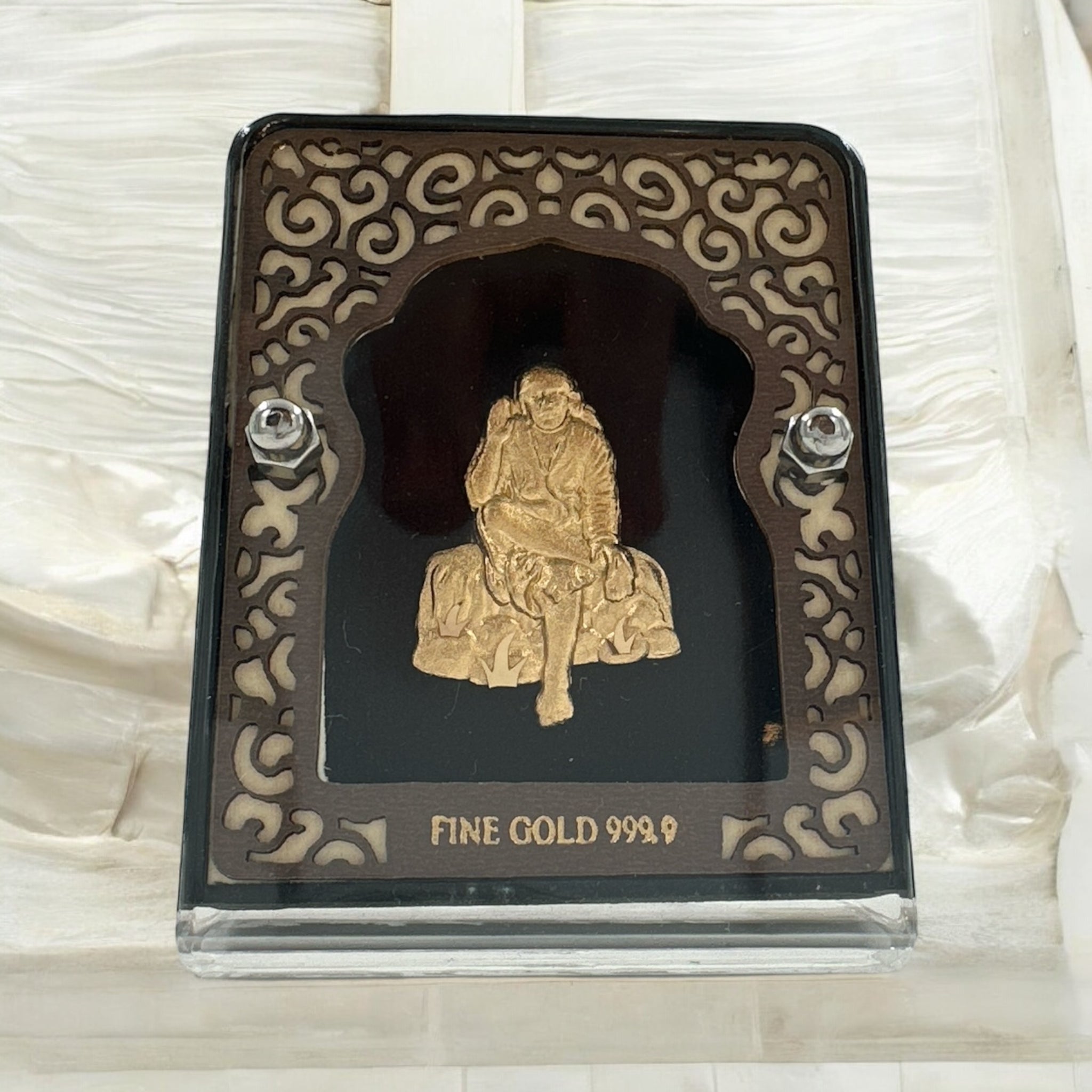 Sai Baba Gold Frame 24KT