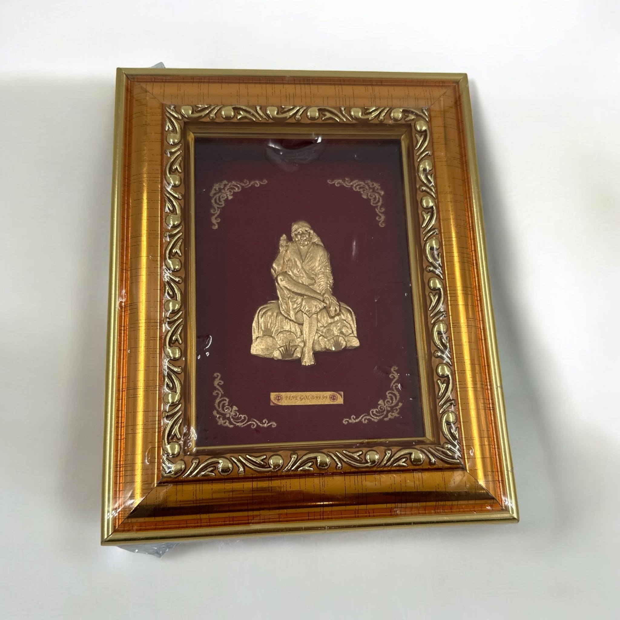Sai Baba Gold Frame 24KT