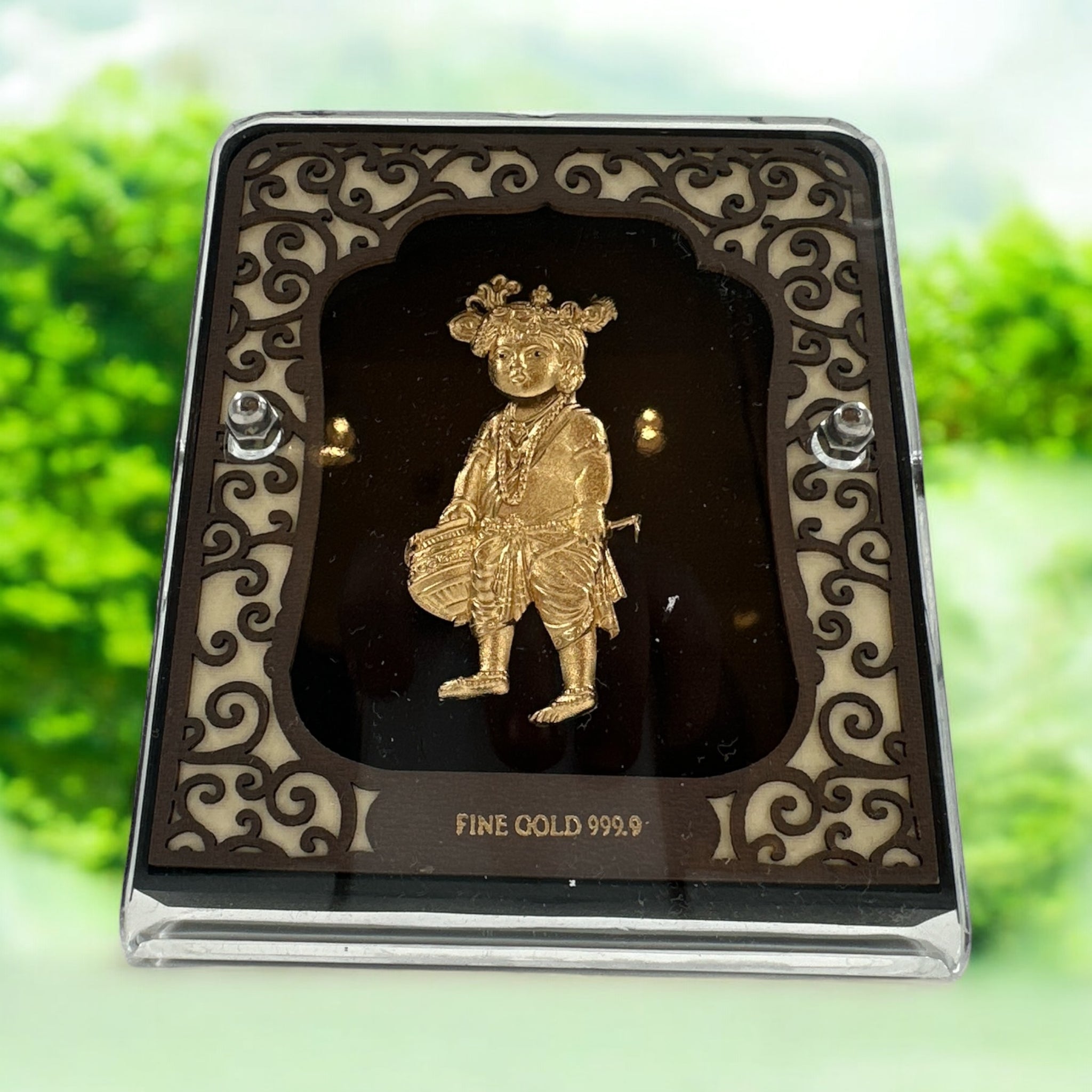 Lord Krishna Gold Frame 24KT