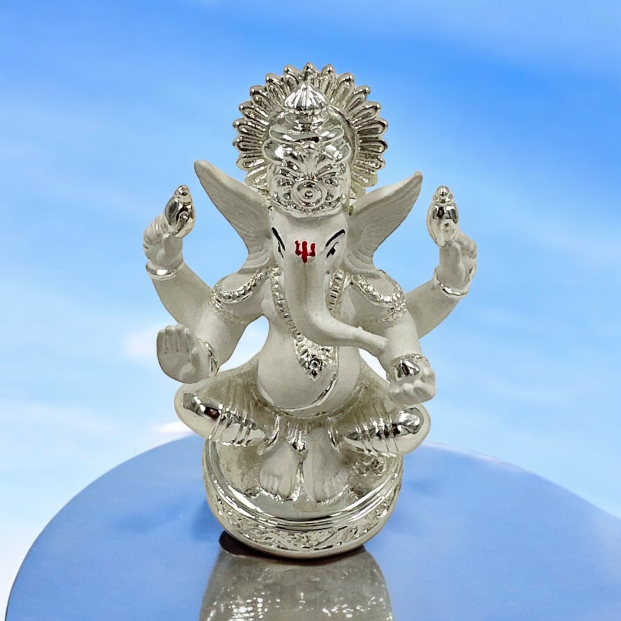 Lord Ganapathi Idol Silver