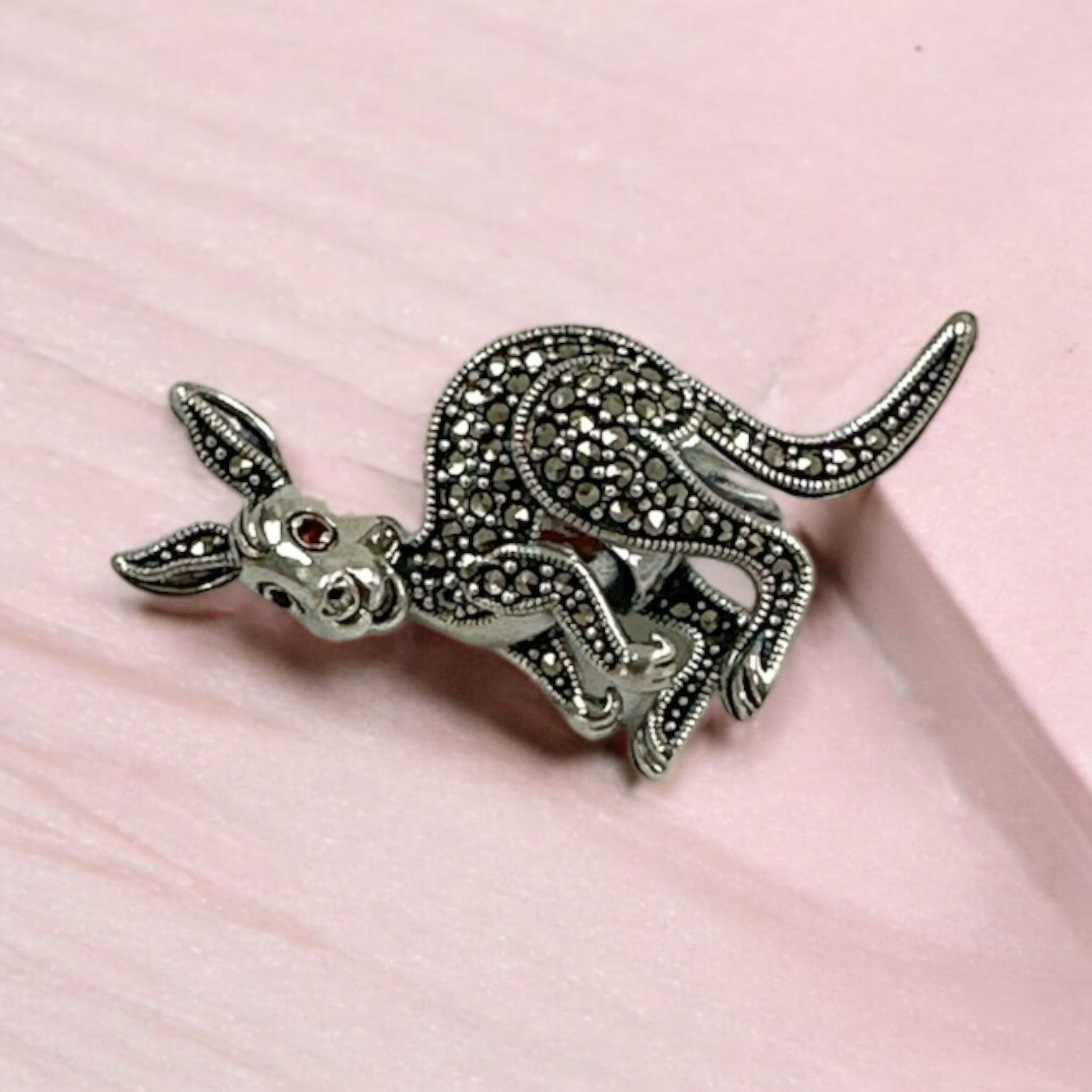 Saree Pins Zircon stone with silver Polish 92.5 Silver