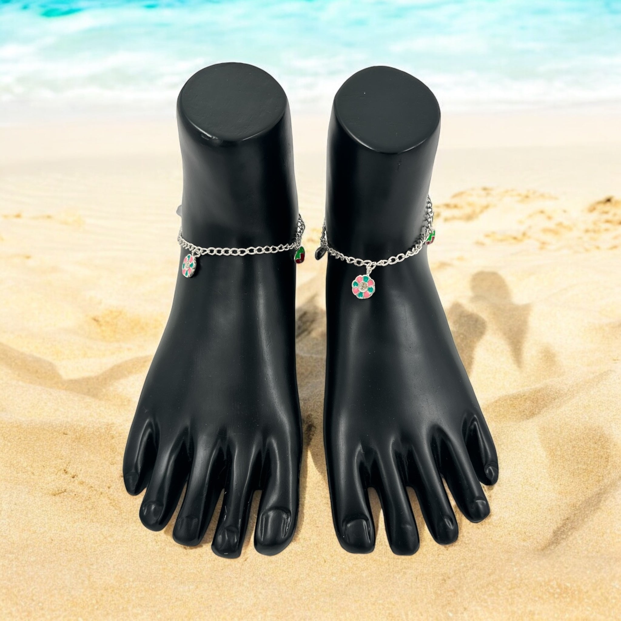 Simple Anklets with Balls