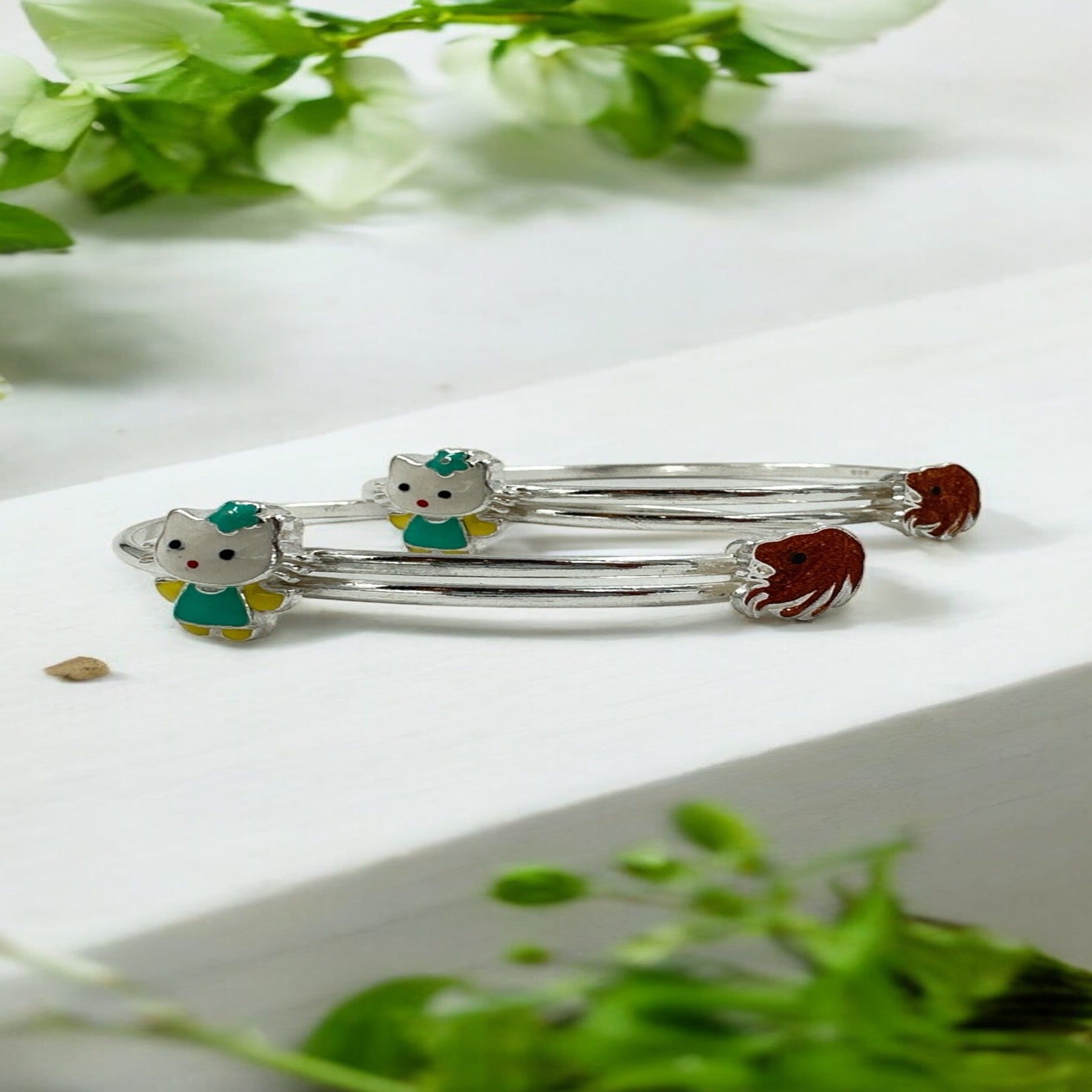 Adjustable Bangle  Baby Kada Polish