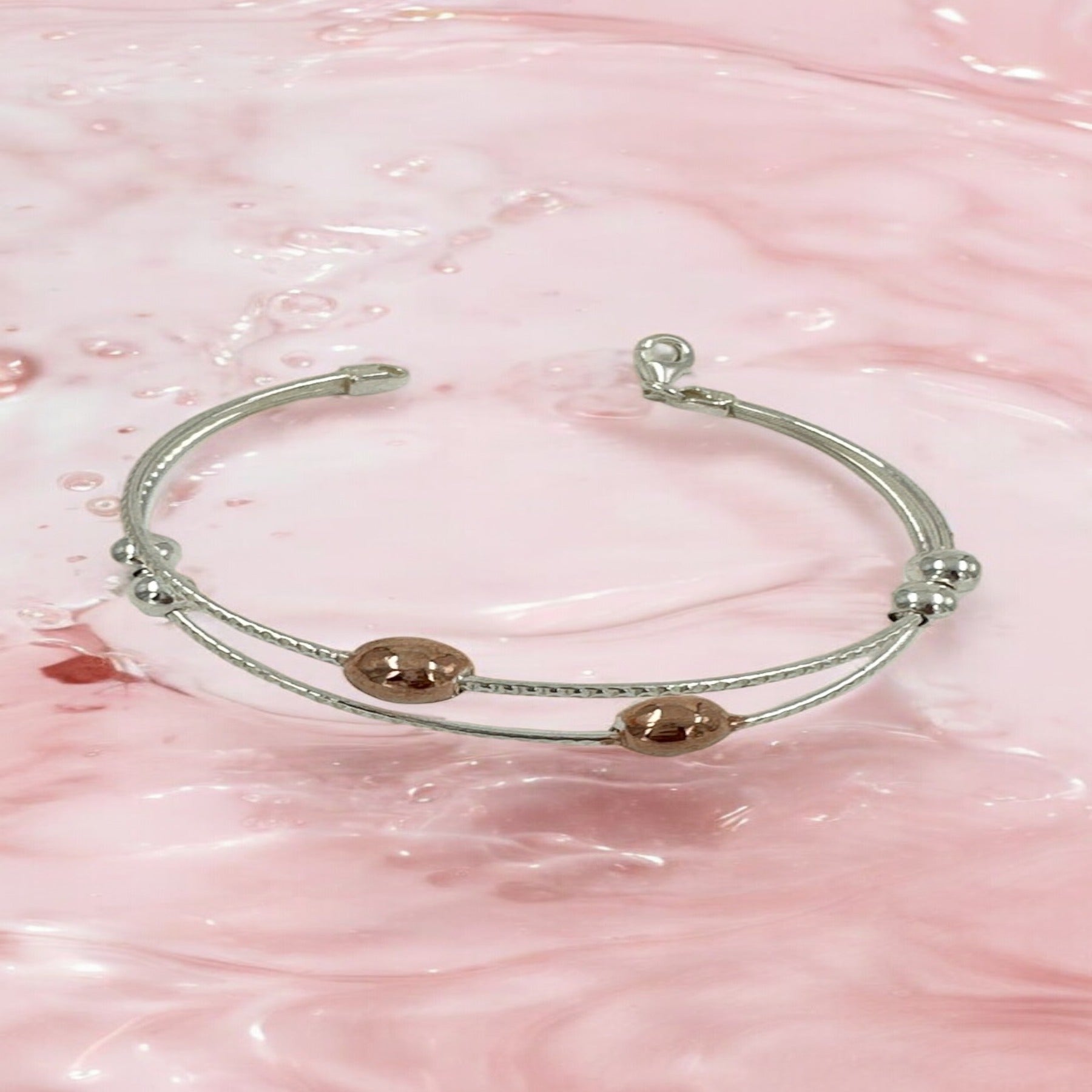 Balls wirh Rose Gold Polish Baby kada