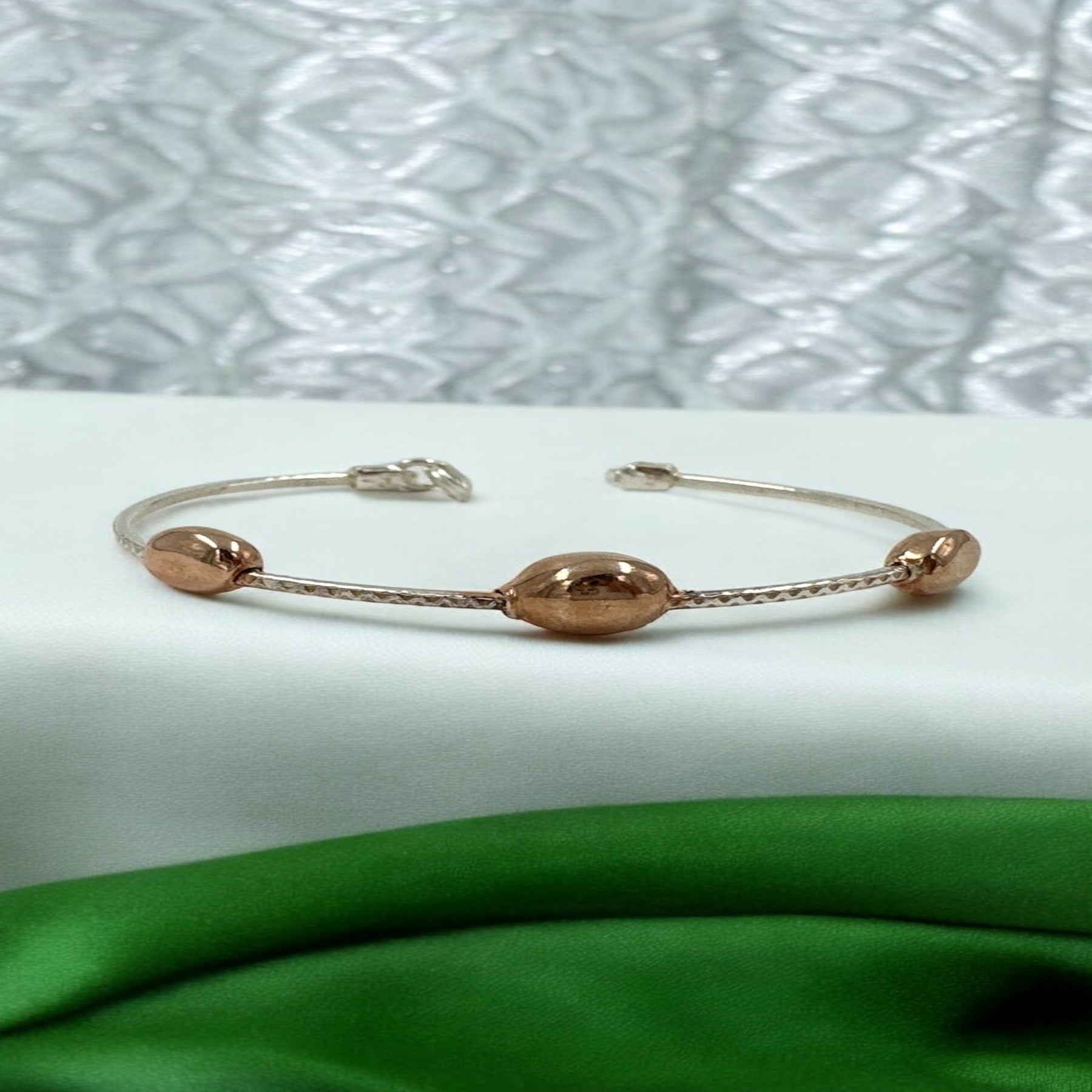 Baby Kada With Rose Gold Polish