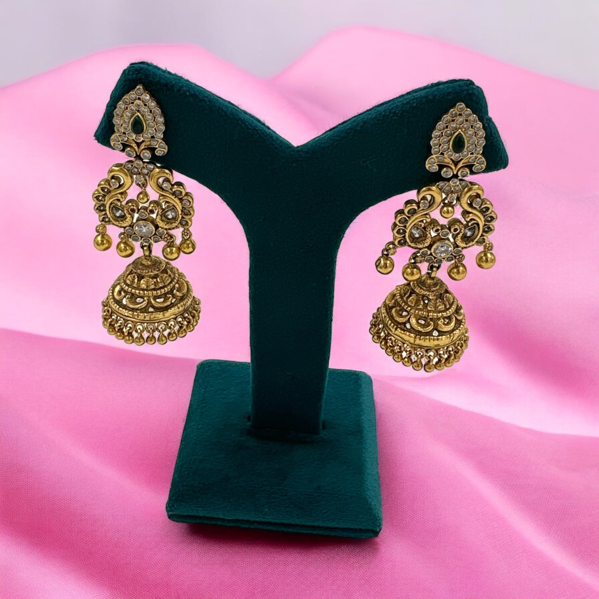 Antic Earrings with Zircons