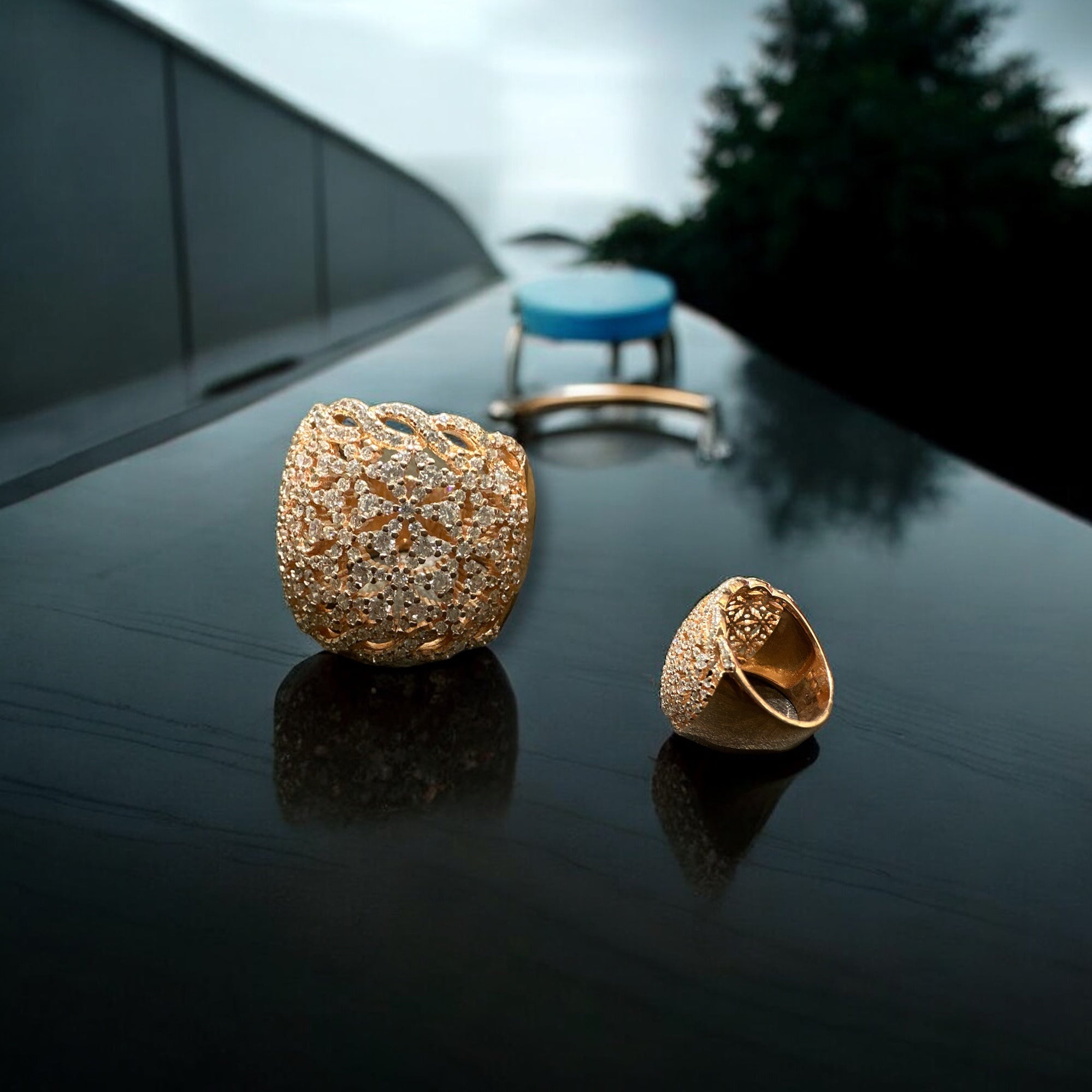 Precious finger ring 92.5 Premium