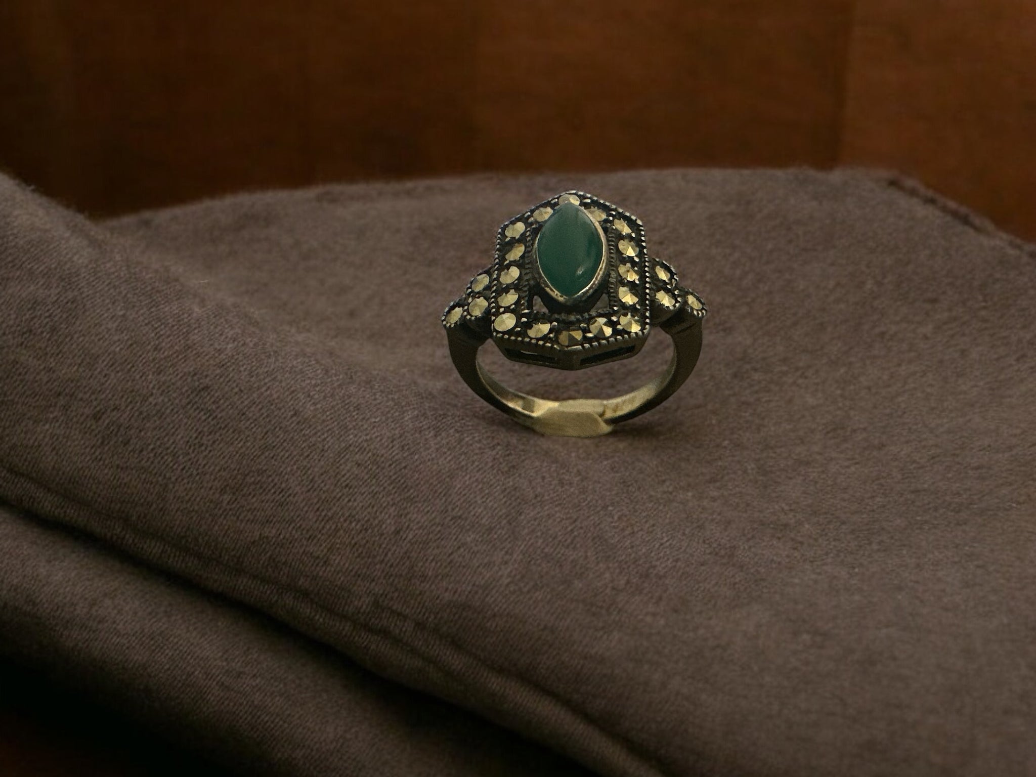Precious finger ring 92.5 Silver Marker stone Ring