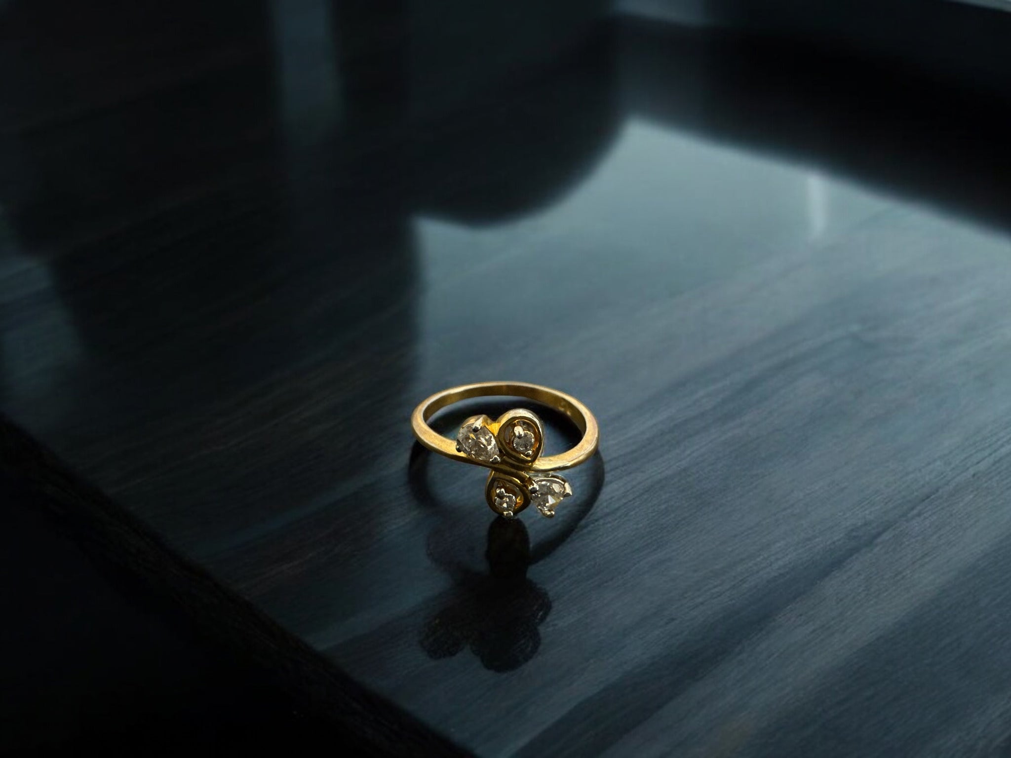 Precious finger ring 92.5 Silver Premium CZ