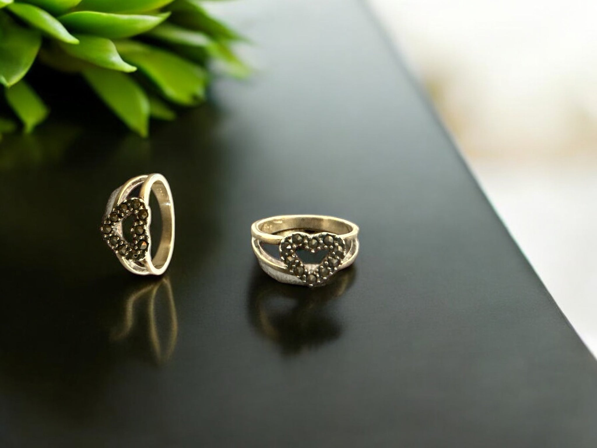 Precious finger ring 92.5 Silver Marker stone Ring