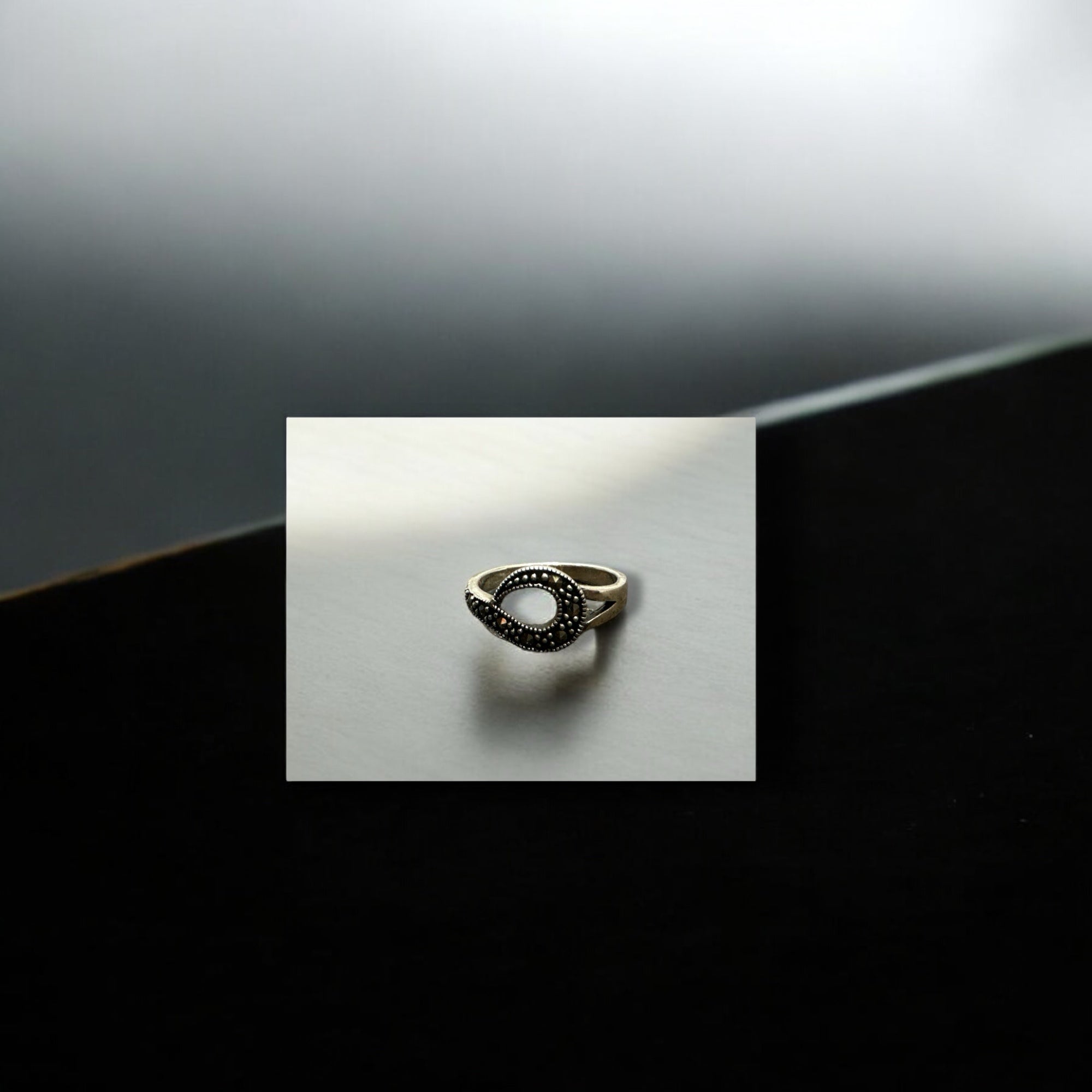 Precious finger ring 92.5 Silver Marker stone Ring