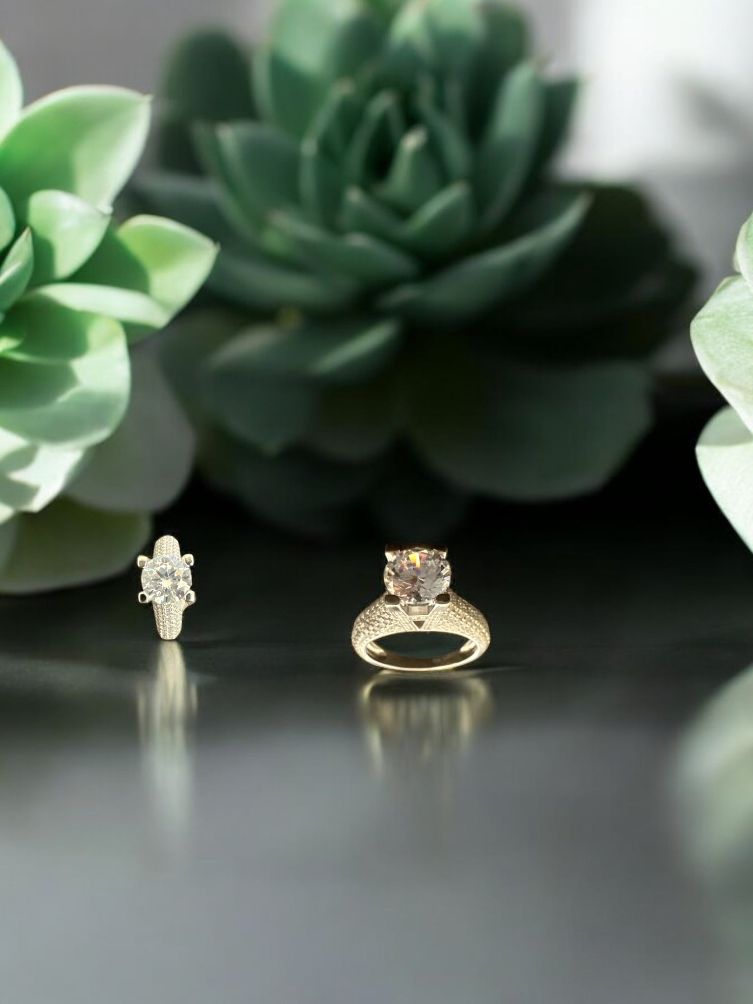 Precious finger ring 92.5 Silver Premium CZ