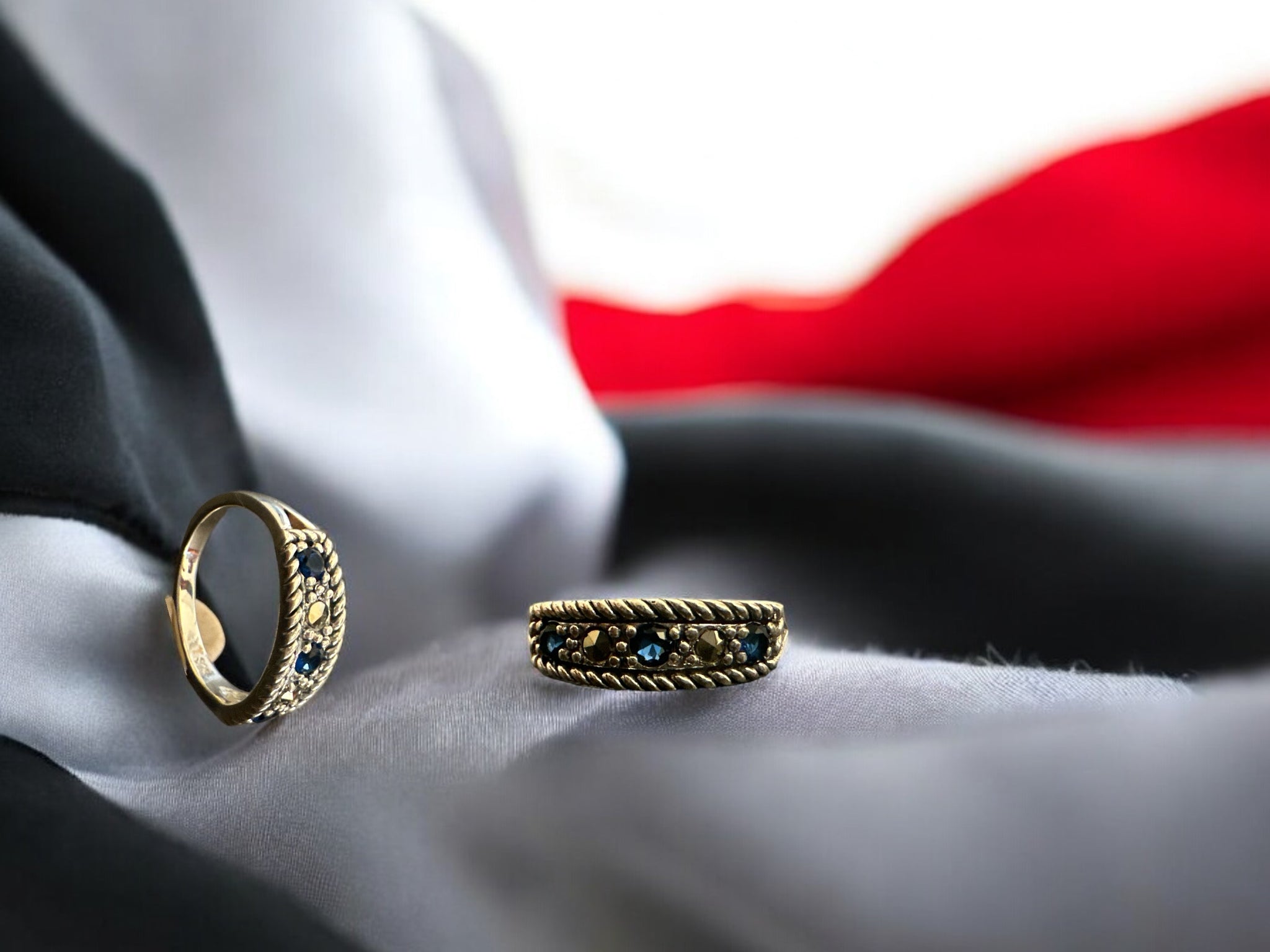 Precious finger ring 92.5 Silver Marker stone