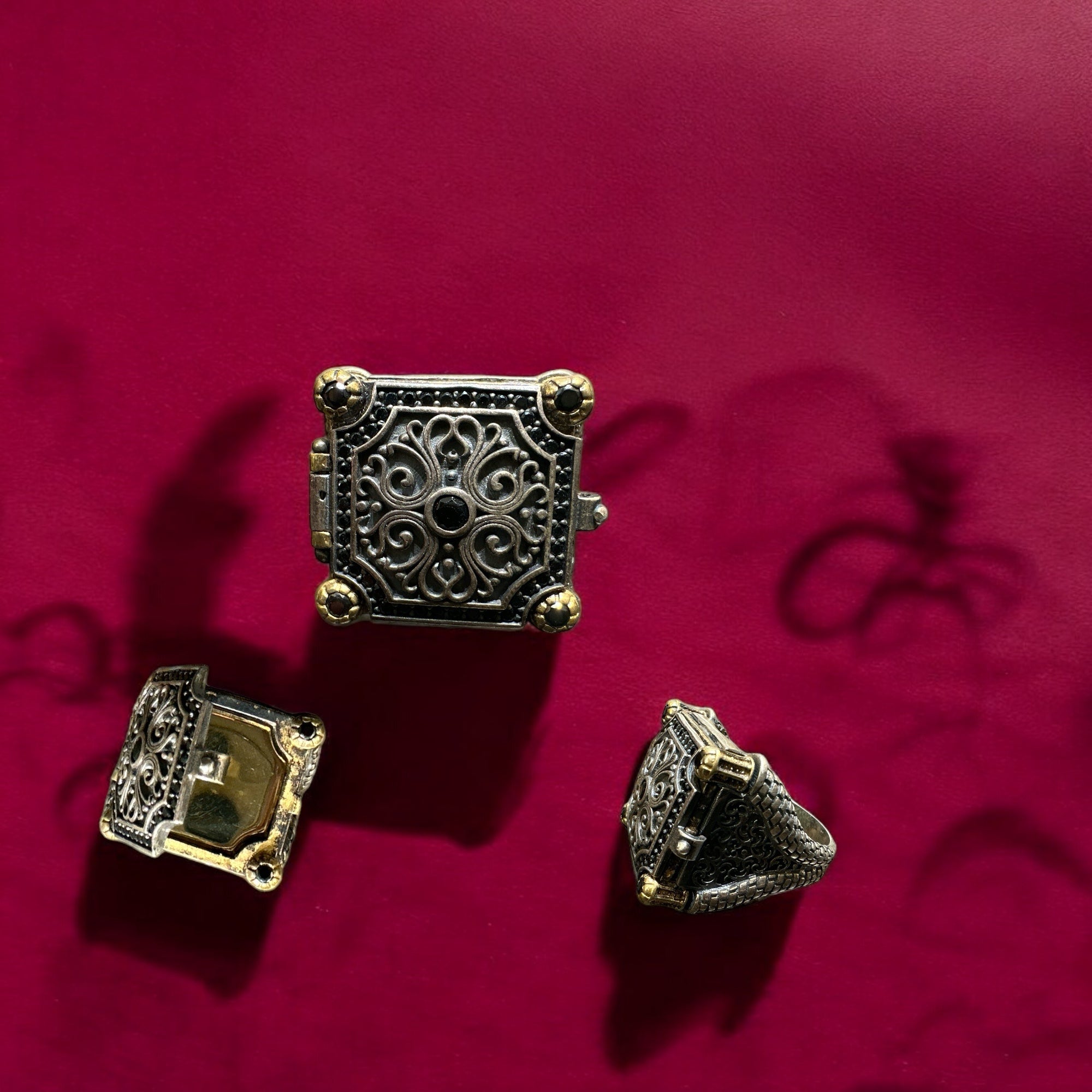 Precious finger ring 92.5 Silver Marker stone Ring