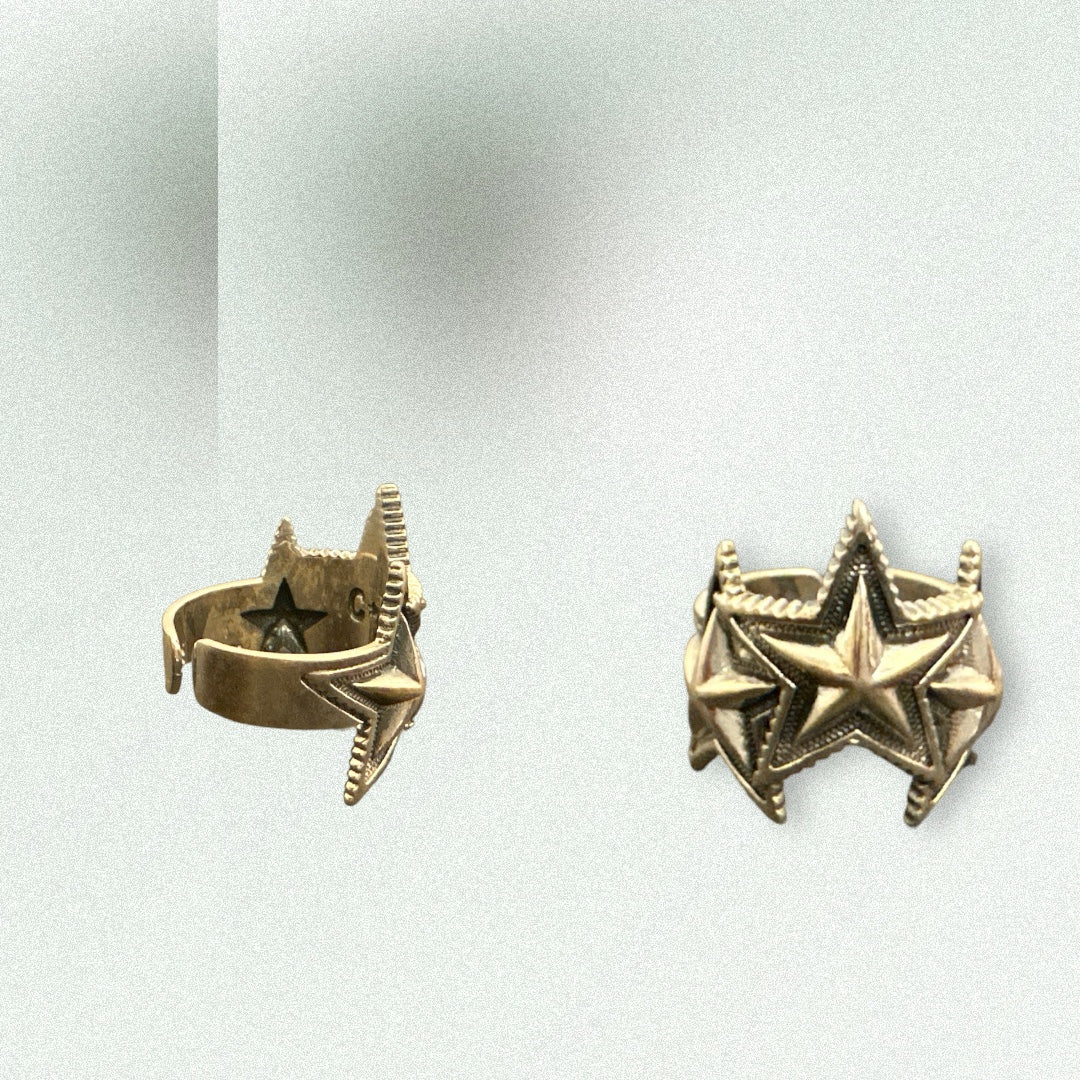 Precious finger ring 92.5  Silver Star