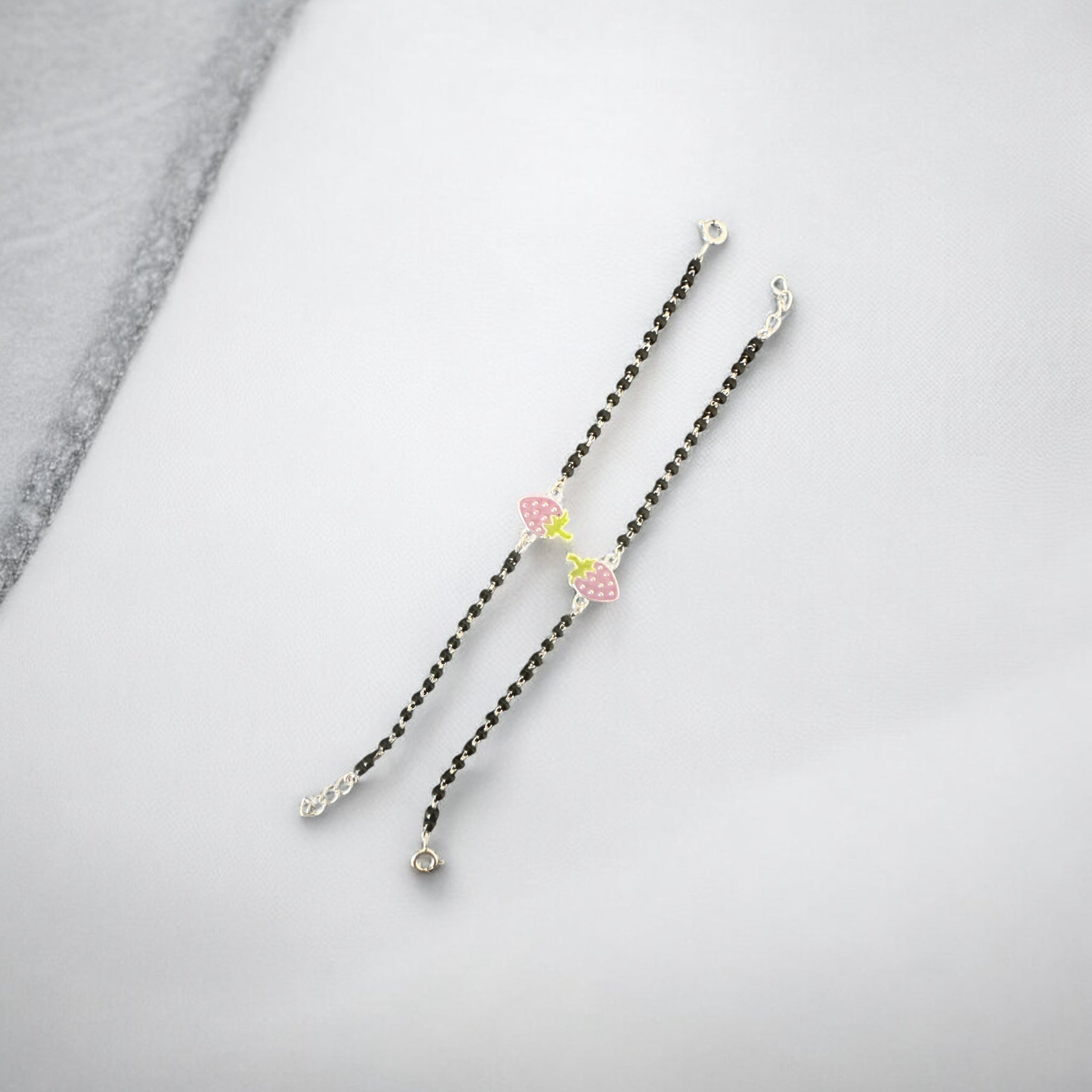 Strawberry Cartoon Baby Anklets