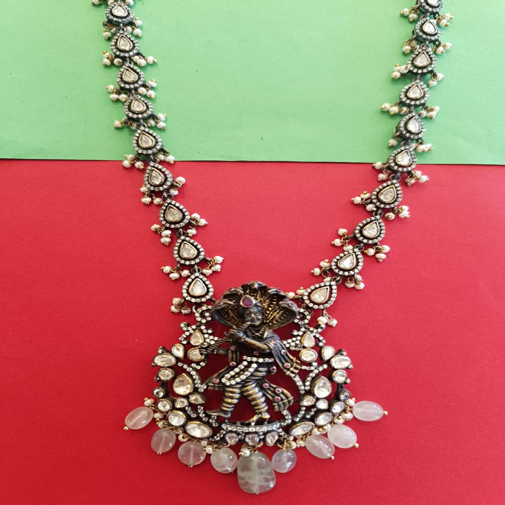 Victorian Necklace with  Krishna