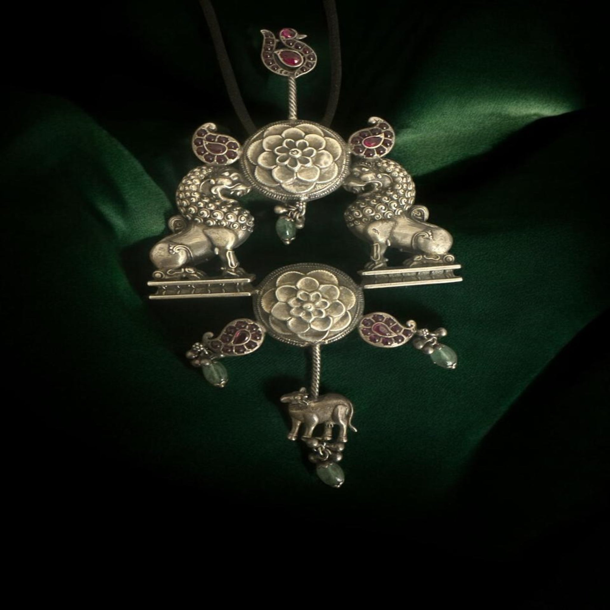Oxidised Silver Pendant 92.5 Silver