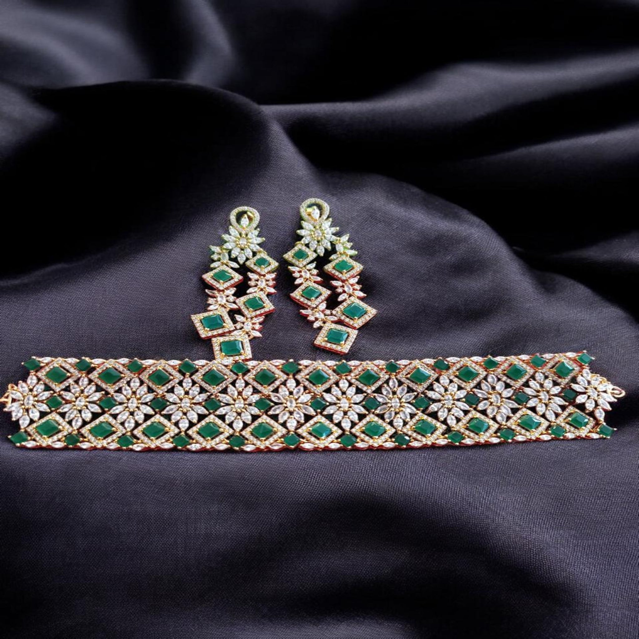 Precious Bridal Choker Silver