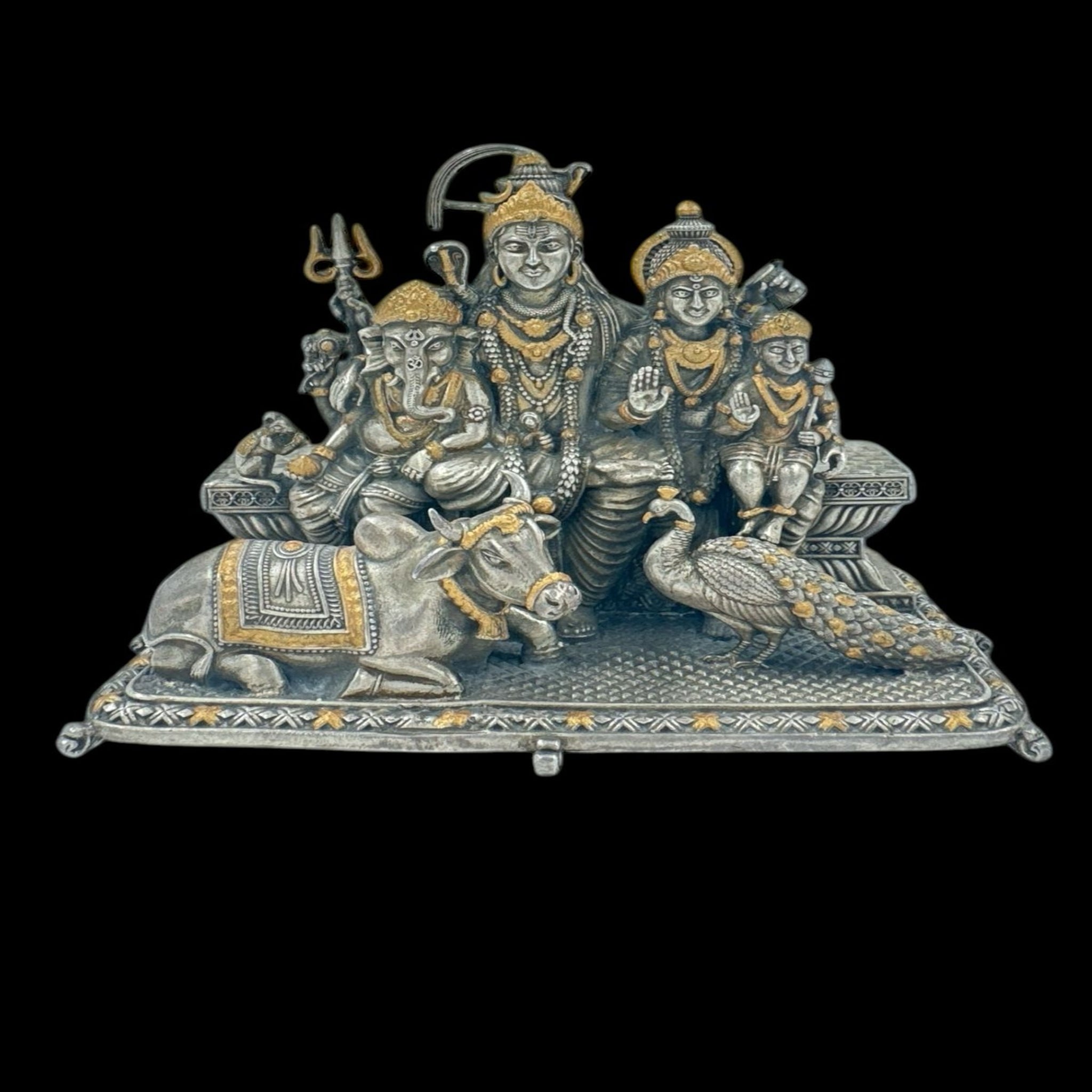 Lord Shiva Parivar with 92.5 Silver