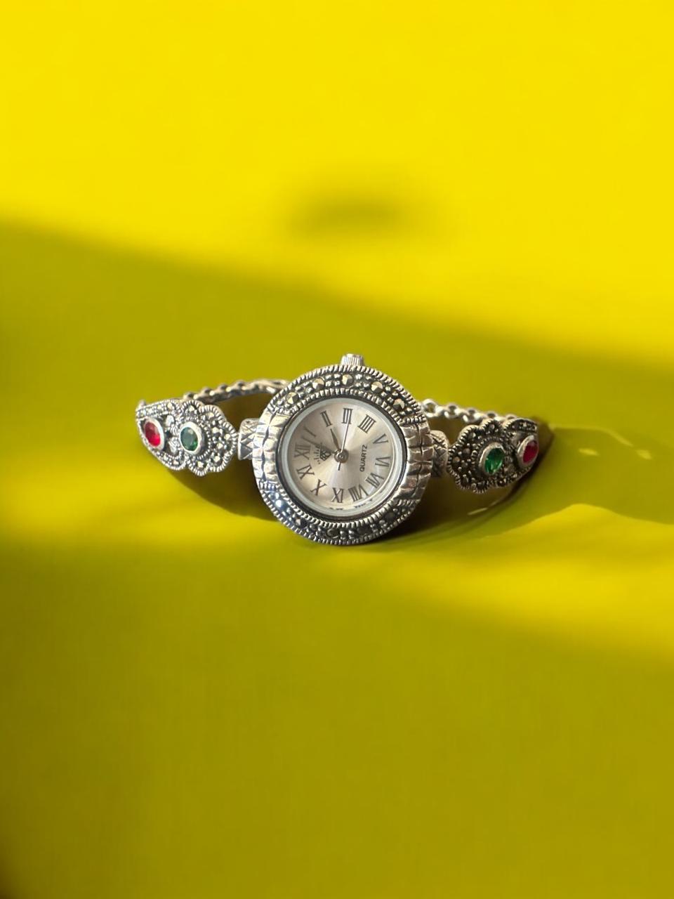 Marker Stone With Silver Polish womens Watch