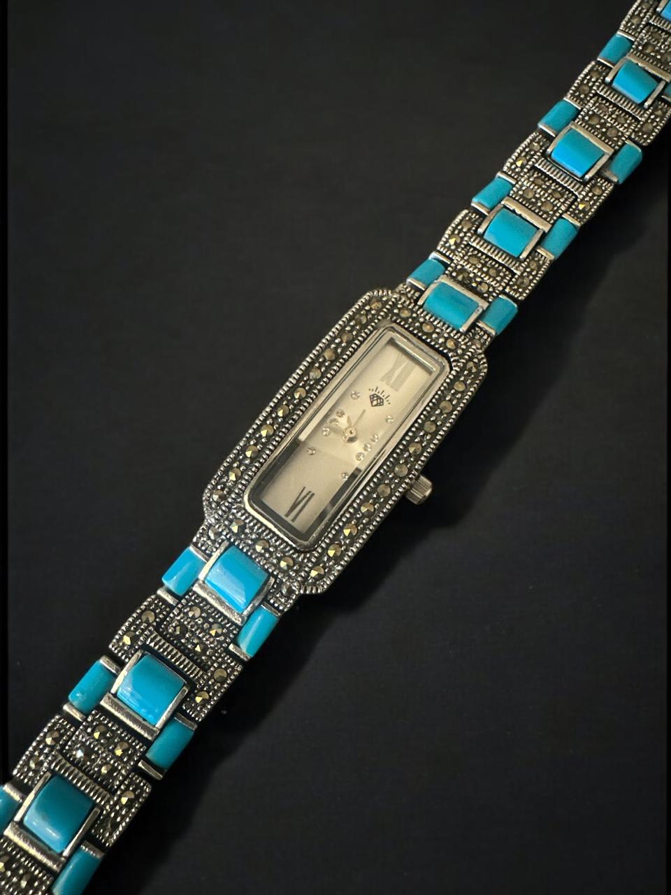 Blue stone Womens Watch