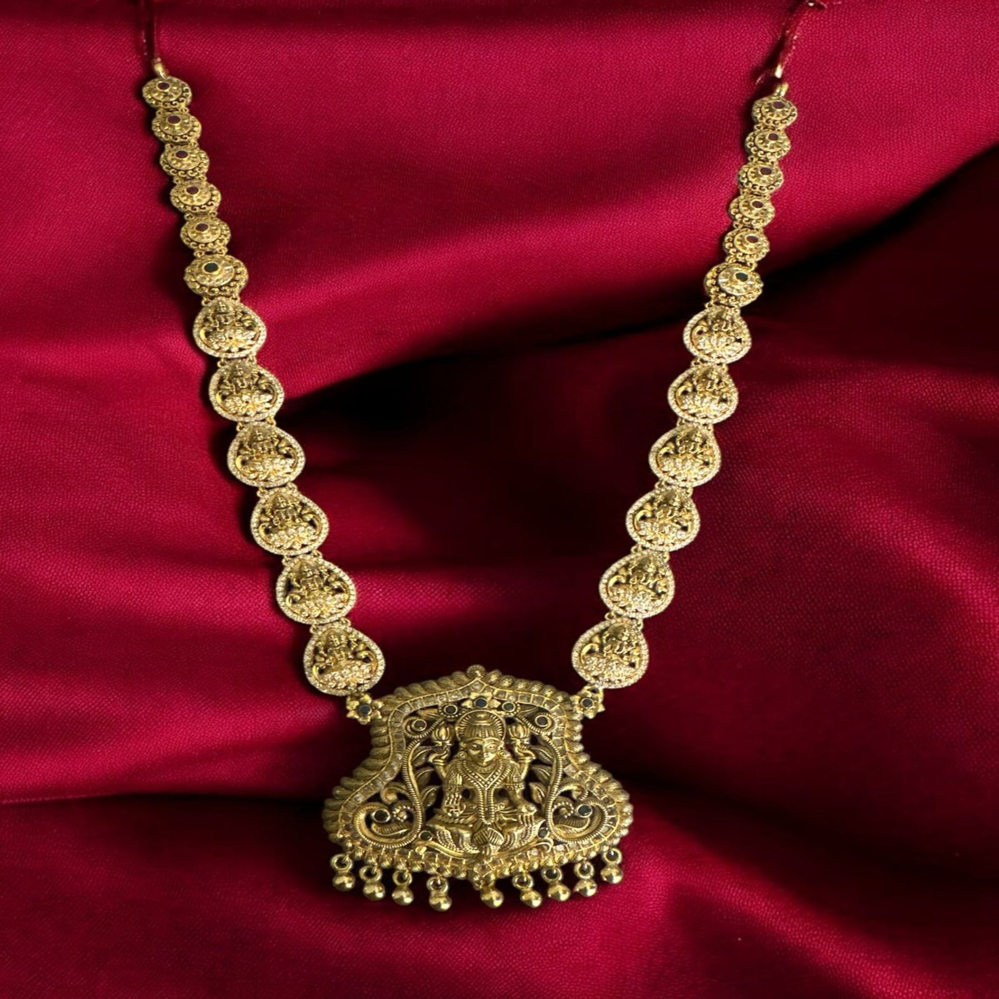 Ashtalakshmi with Big Lakshmi Pendent Haram